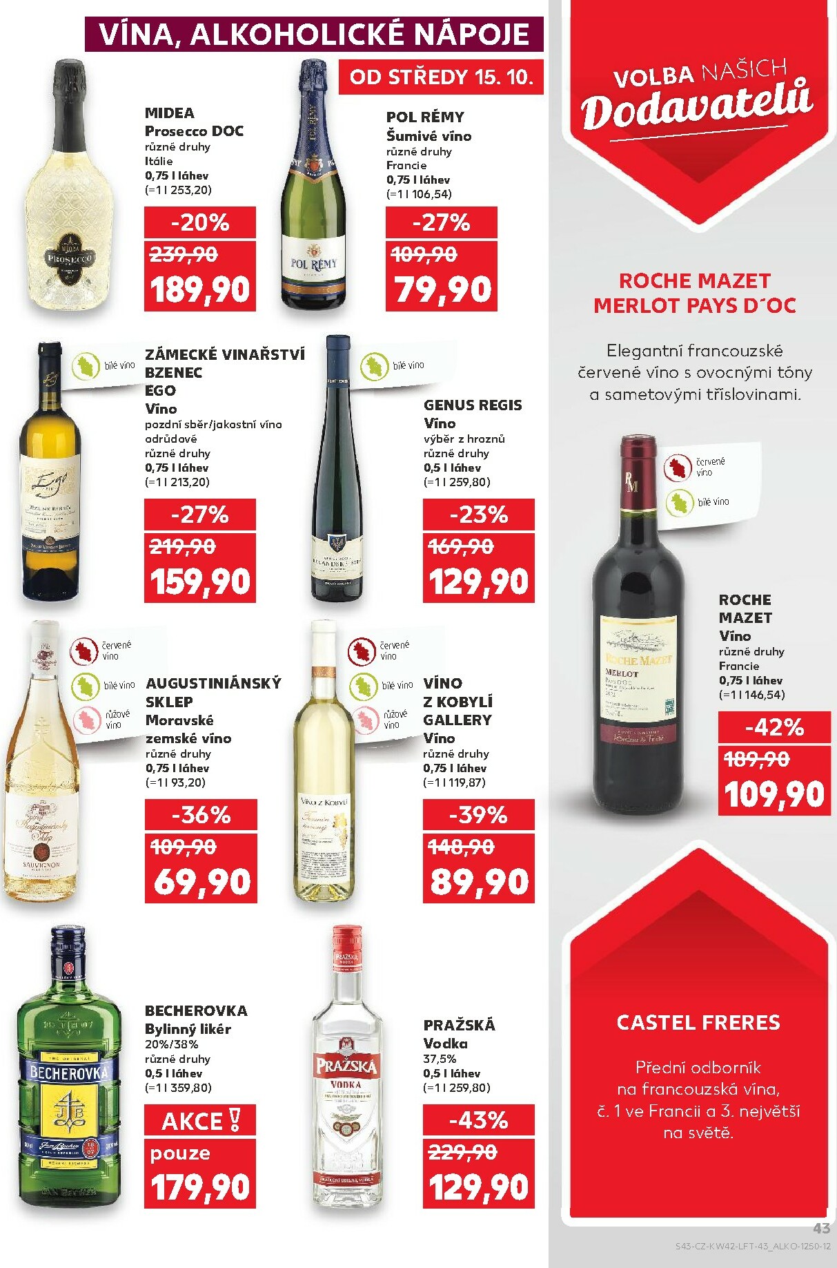 kaufland - Aktuální leták Kaufland Kolín od 15.10. do 21.10. - page: 43 kaufland - Aktuální leták Kaufland Kolín od 15.10. do 21.10. - page: 43