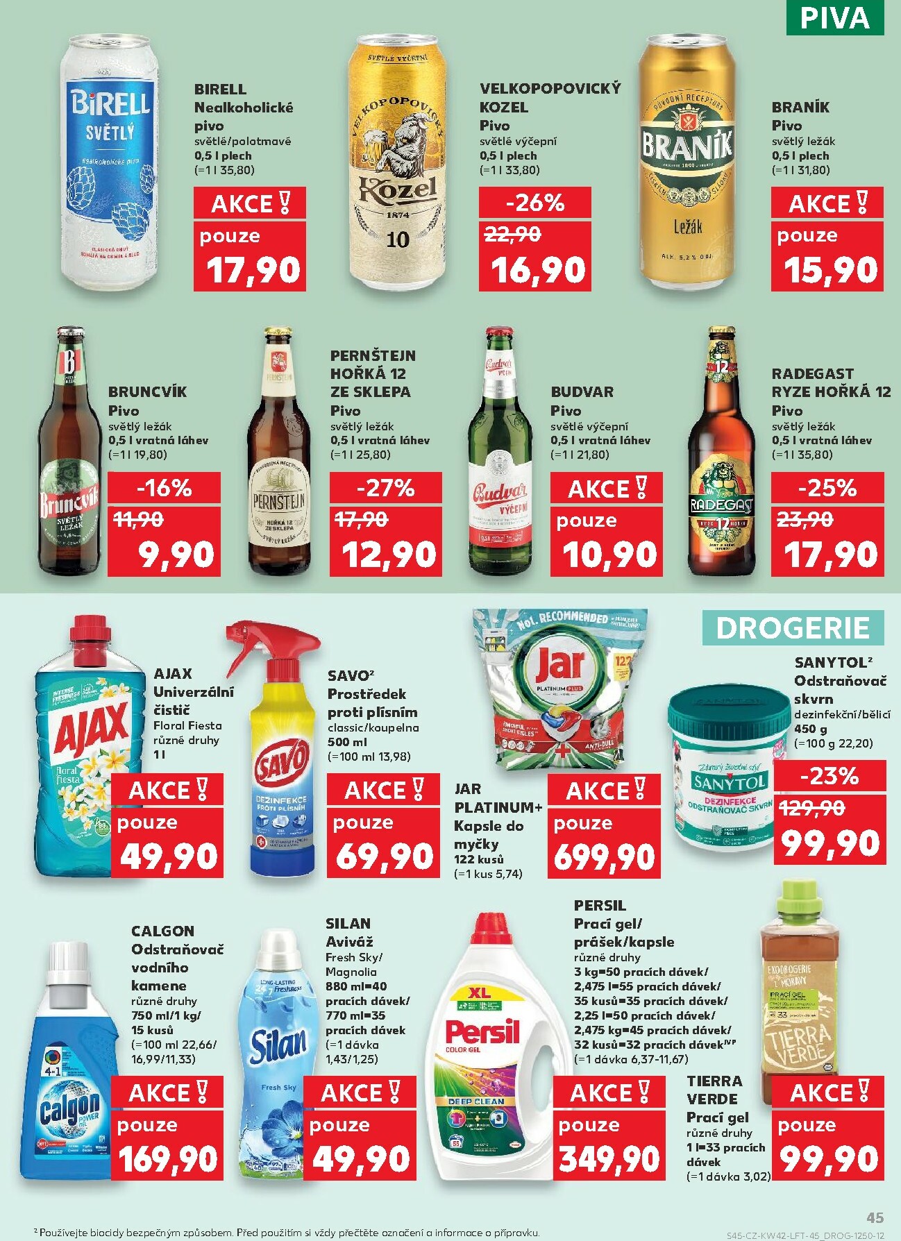 kaufland - Aktuální leták Kaufland Kolín od 15.10. do 21.10. - page: 45 kaufland - Aktuální leták Kaufland Kolín od 15.10. do 21.10. - page: 45