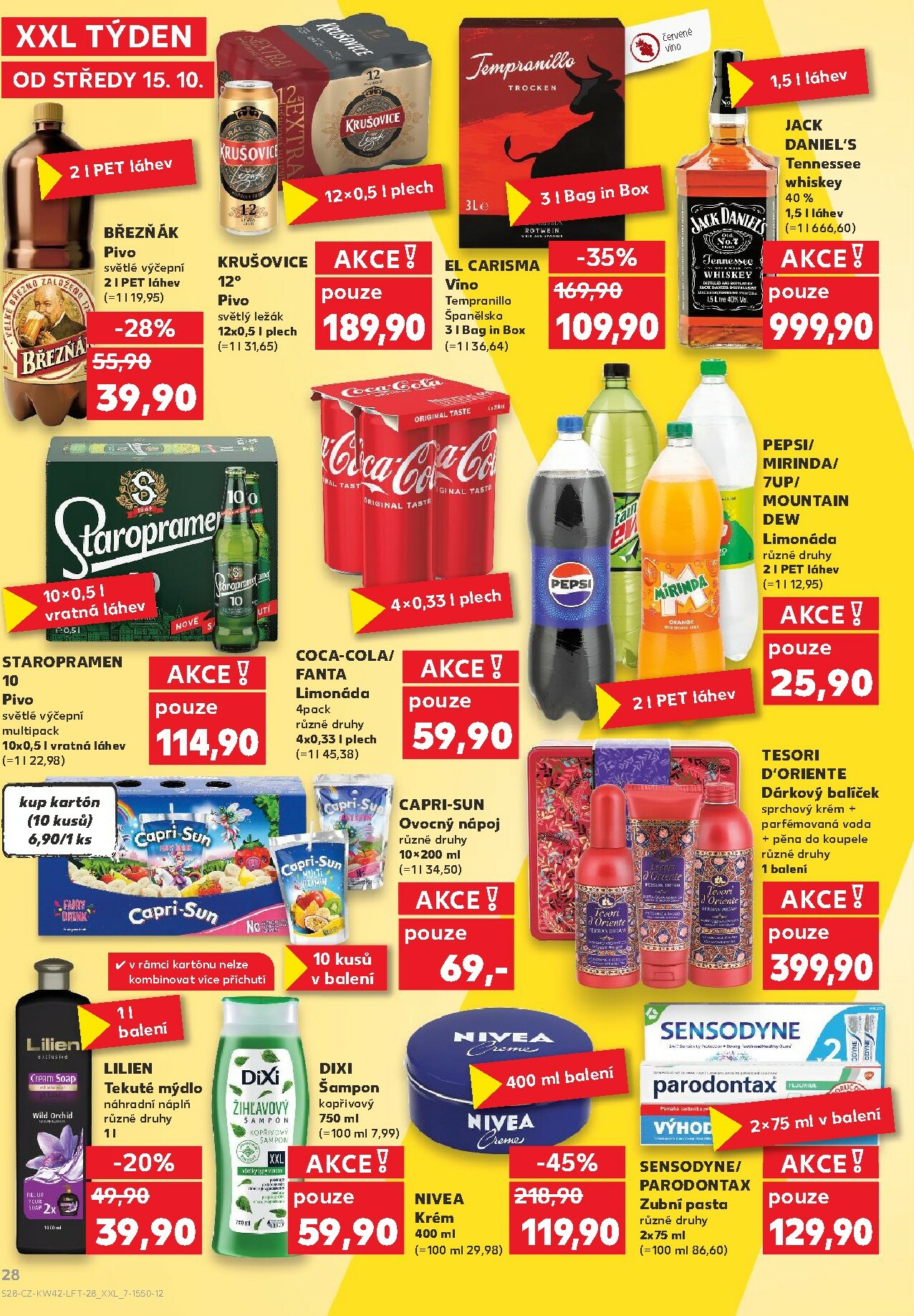 kaufland - Aktuální leták Kaufland Kolín od 15.10. do 21.10. - page: 28 kaufland - Aktuální leták Kaufland Kolín od 15.10. do 21.10. - page: 28