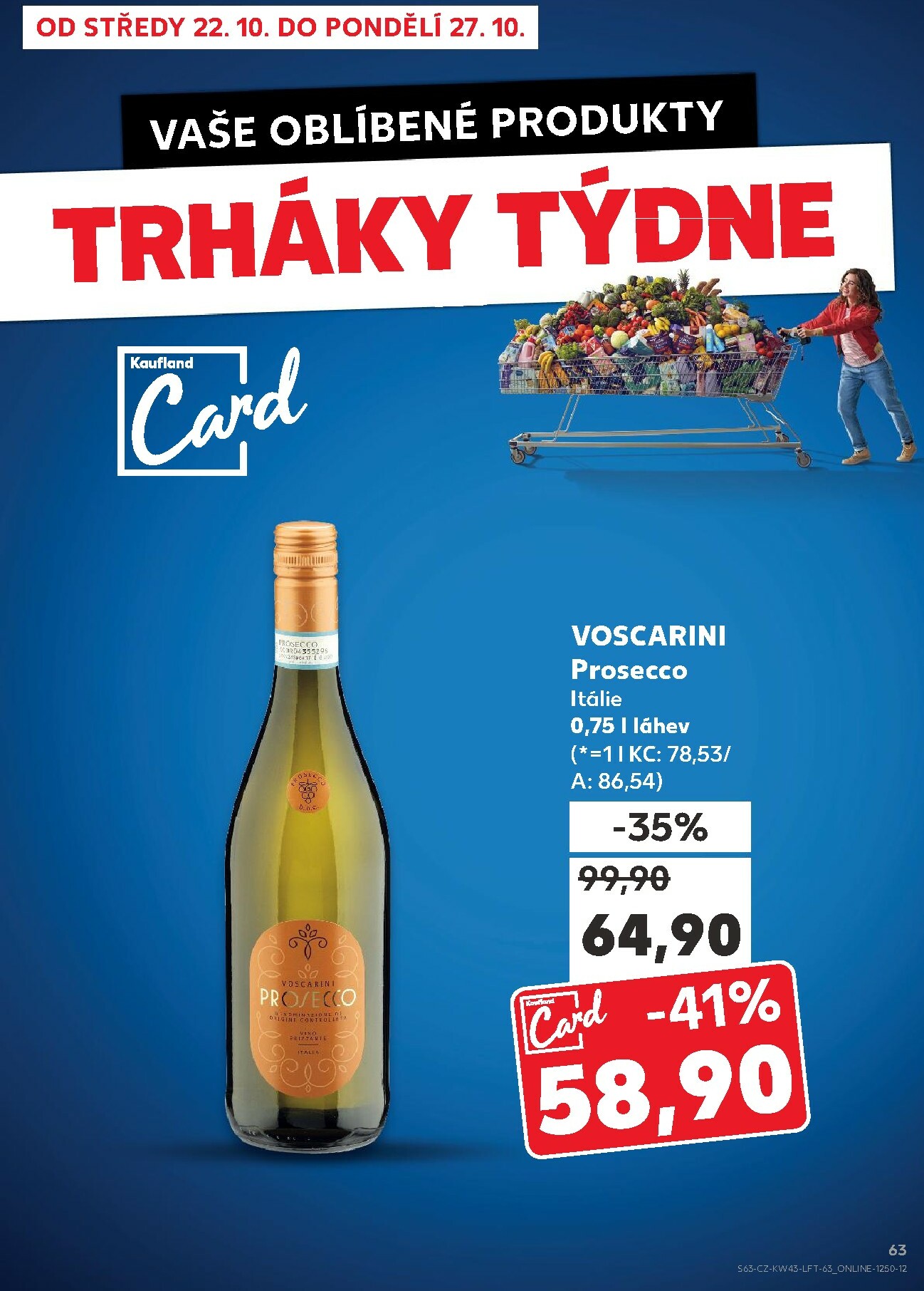 kaufland - Aktuální leták Kaufland Ostrava od 22.10. do 27.10. - page: 63