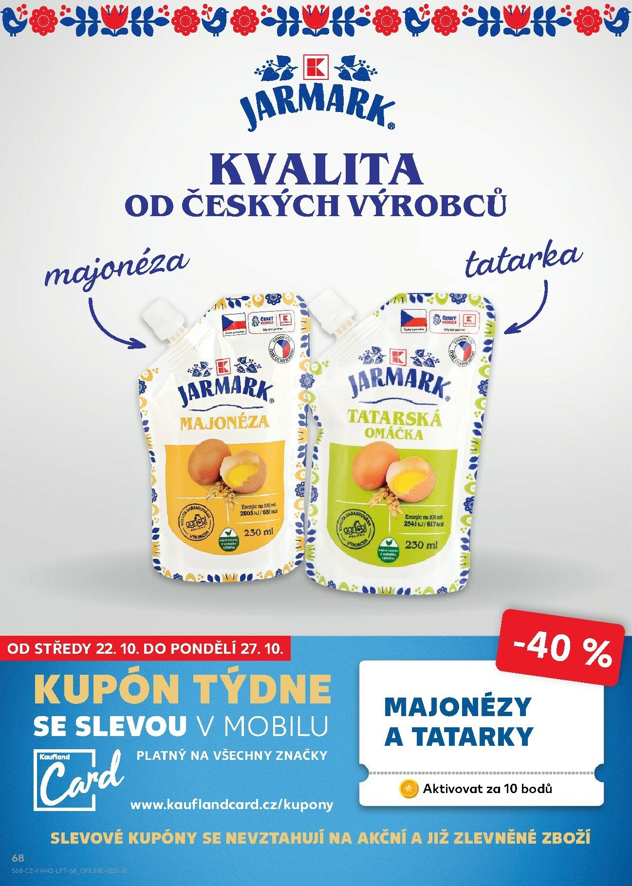 kaufland - Aktuální leták Kaufland Karviná od 22.10. do 27.10. - page: 68 kaufland - Aktuální leták Kaufland Karviná od 22.10. do 27.10. - page: 68