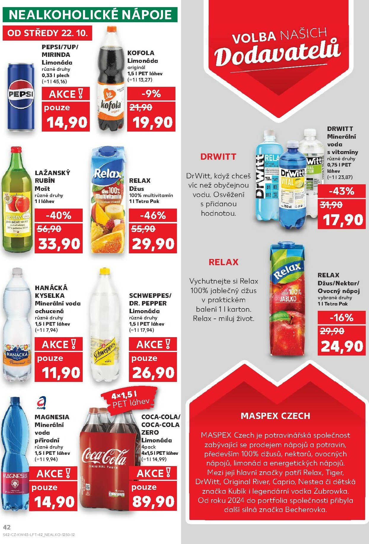 kaufland - Aktuální leták Kaufland Karviná od 22.10. do 27.10. - page: 42 kaufland - Aktuální leták Kaufland Karviná od 22.10. do 27.10. - page: 42