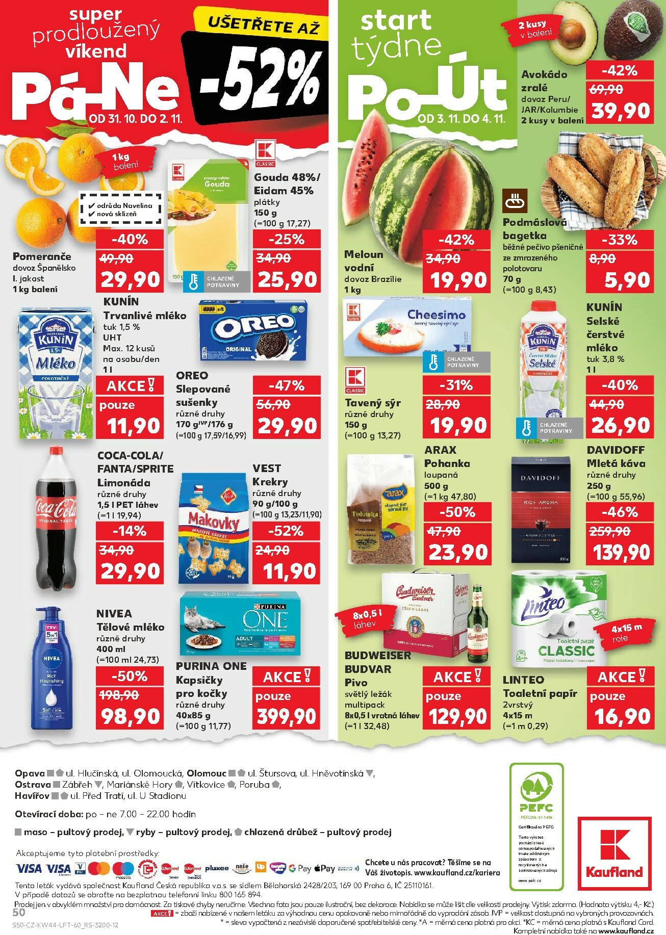 kaufland - Aktuální leták Kaufland Ostrava od 29.10. do 04.11. - page: 50 kaufland - Aktuální leták Kaufland Ostrava od 29.10. do 04.11. - page: 50