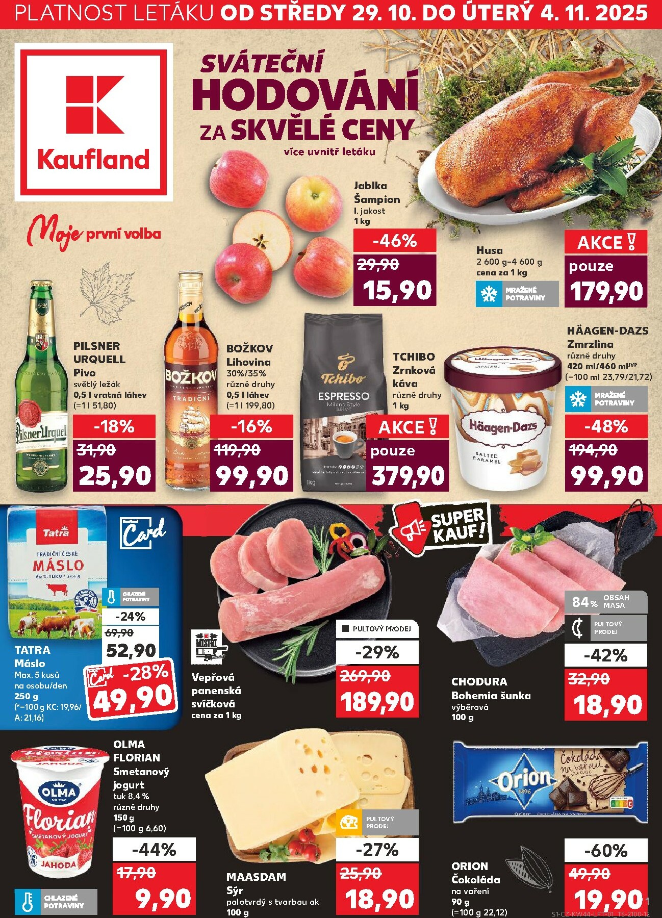 kaufland - Aktuální leták Kaufland Ostrava od 29.10. do 04.11.