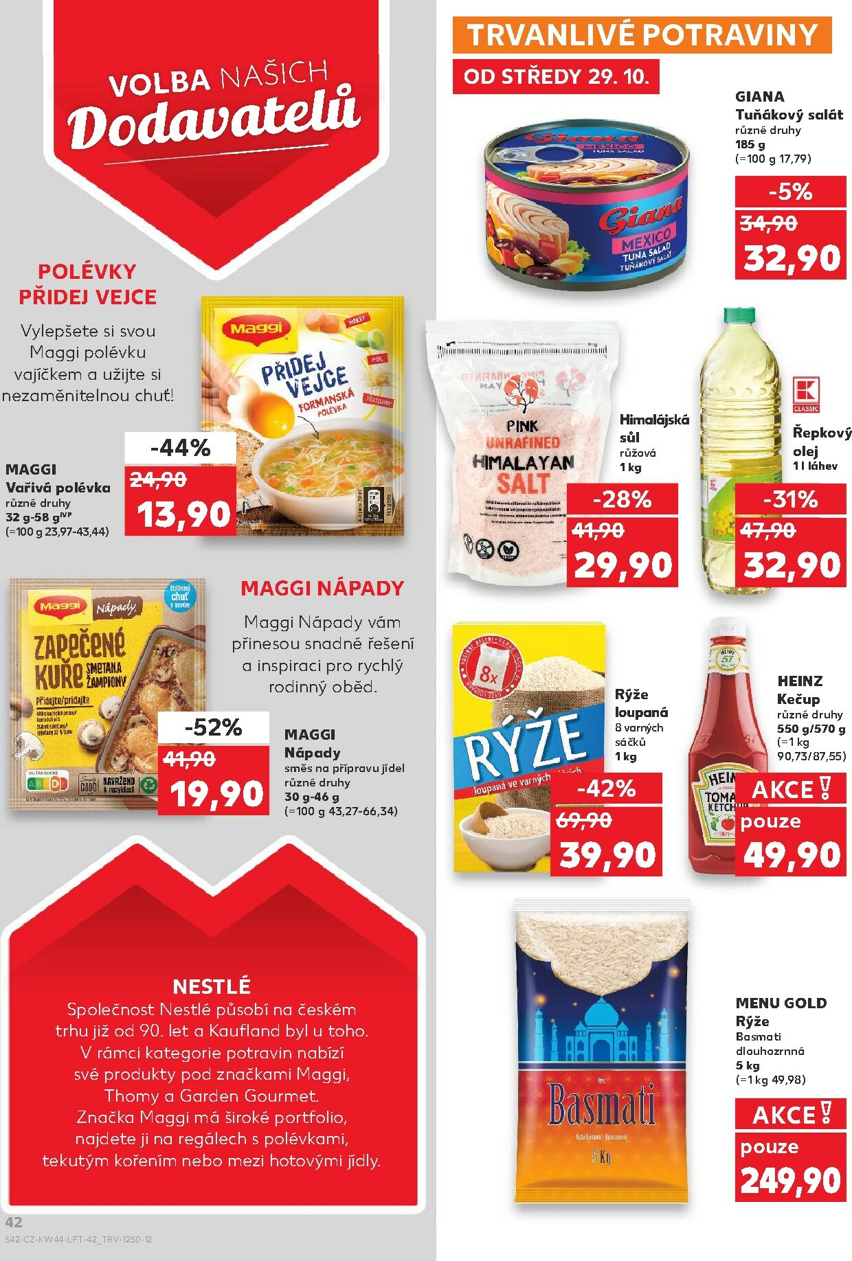 kaufland - Aktuální leták Kaufland Karviná od 29.10. do 04.11. - page: 42 kaufland - Aktuální leták Kaufland Karviná od 29.10. do 04.11. - page: 42