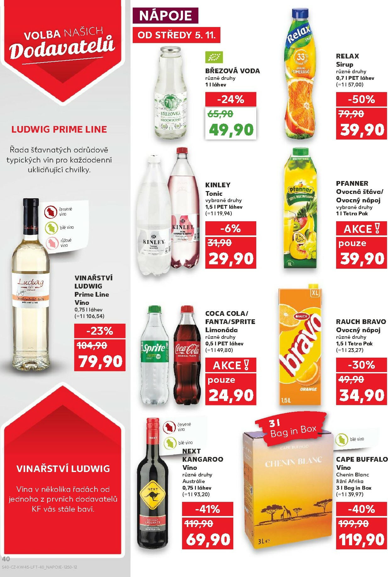 kaufland - Aktuální leták Kaufland - Ostrava od 05.11. do 11.11. - page: 40
