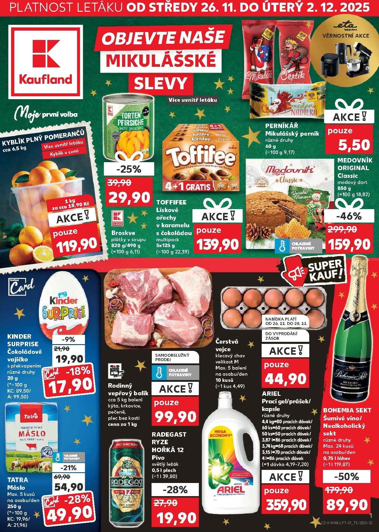 kaufland - Aktuální leták Kaufland - Kolín od 26.11. do 02.12.