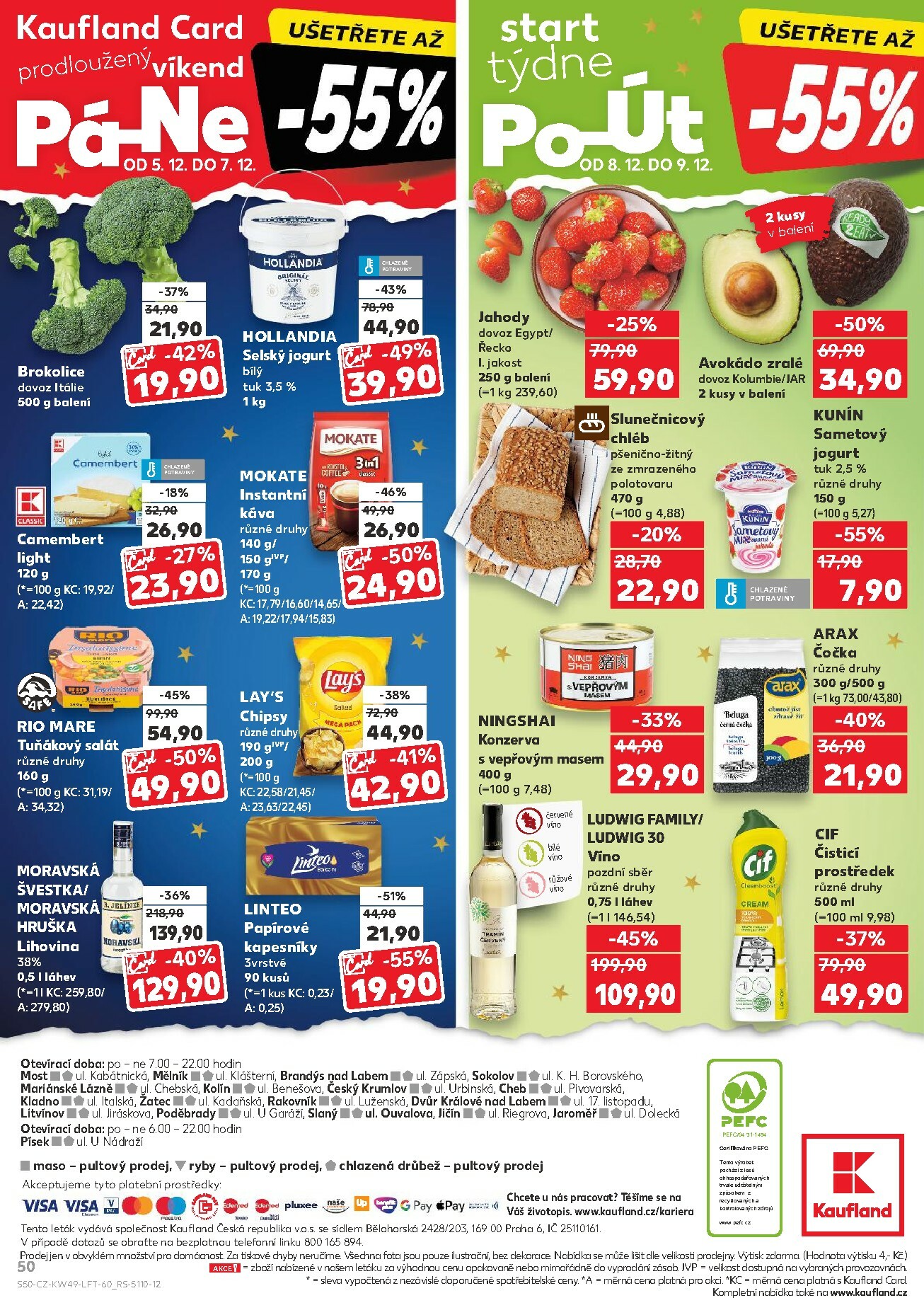 kaufland - Aktuální leták Kaufland - Kolín od 03.12. do 09.12. - page: 50