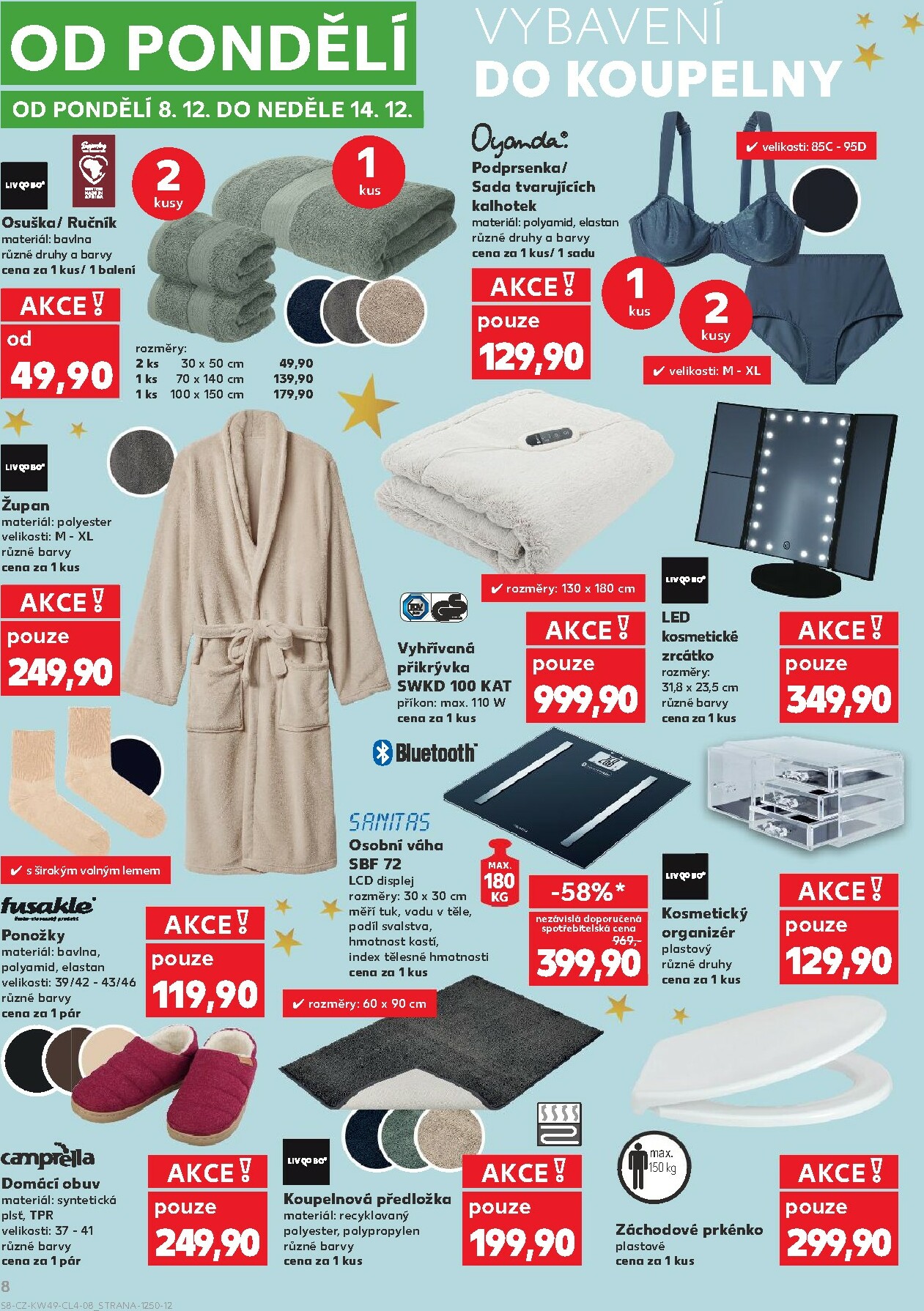 kaufland - Aktuální leták Kaufland - Kolín - Vše pro rodinnou pohodu od 03.12. do 09.12. - page: 8