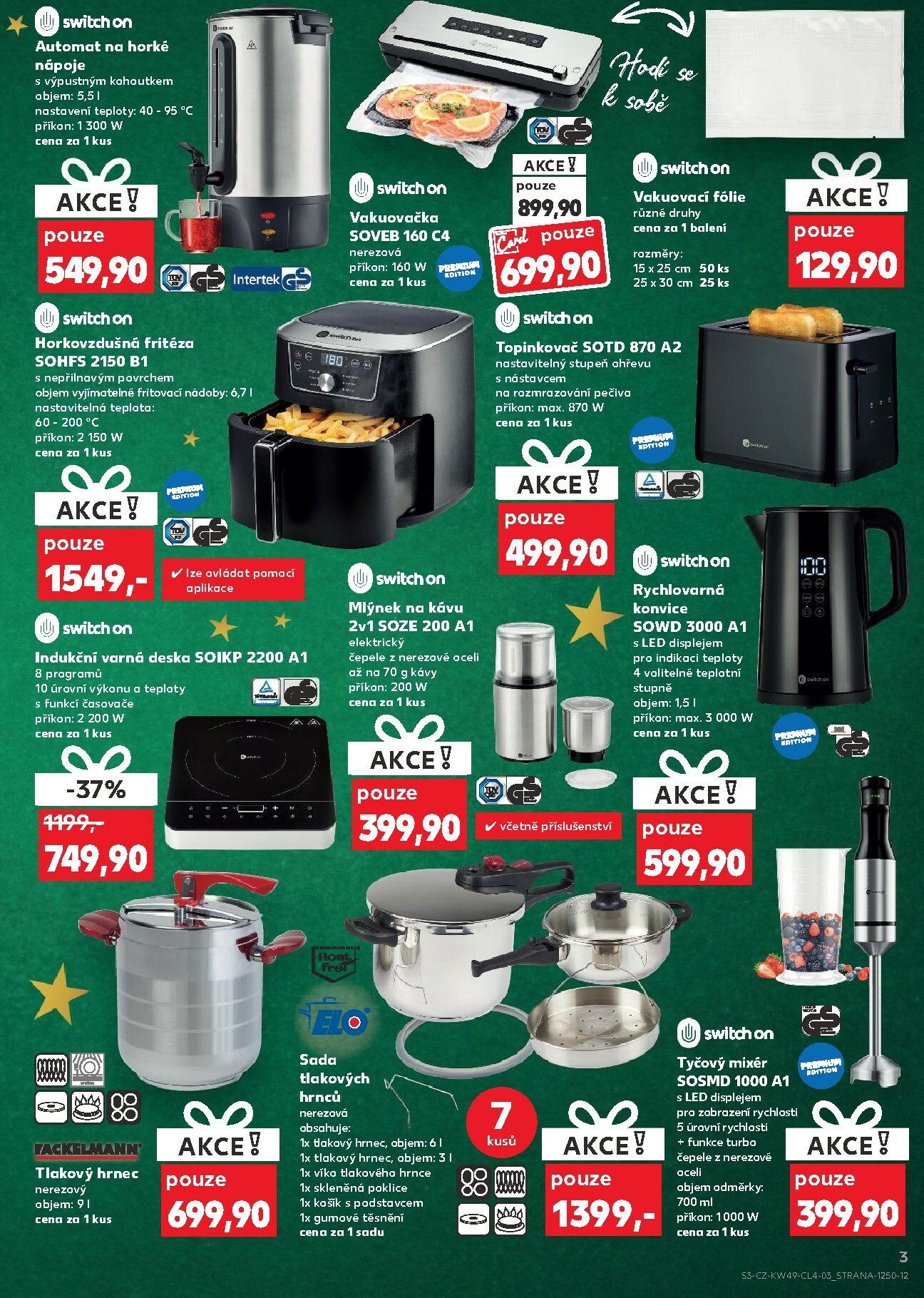 kaufland - Aktuální leták Kaufland - Kolín - Vše pro rodinnou pohodu od 03.12. do 09.12. - page: 3