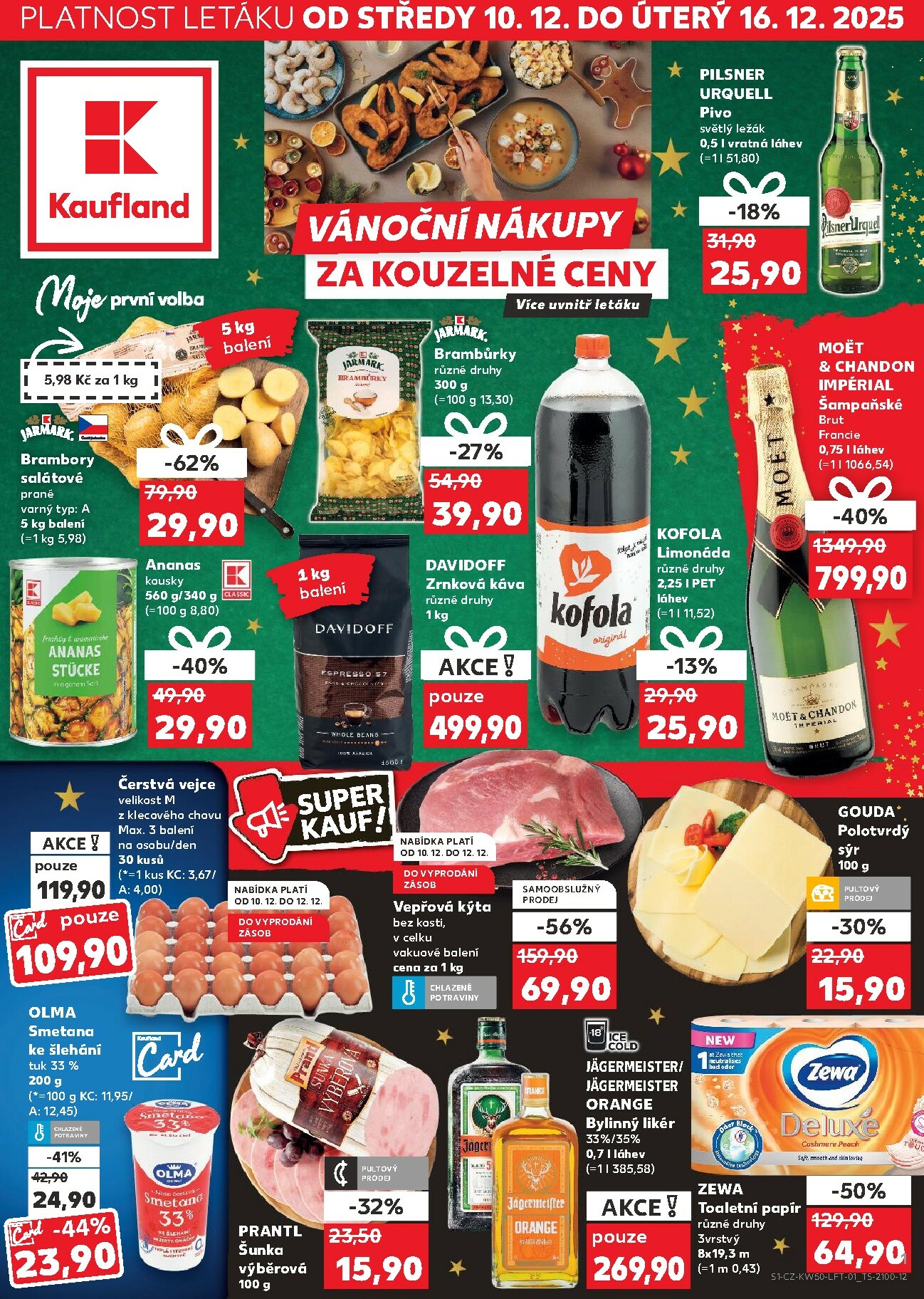 kaufland - Aktuální leták Kaufland od 10.12. do 16.12.