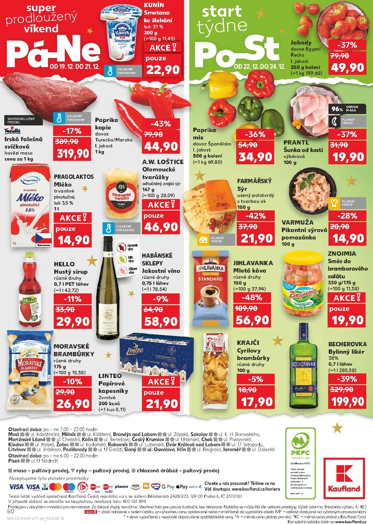 kaufland - Aktuální leták Kaufland - Kolín od 17.12. do 24.12. - page: 50