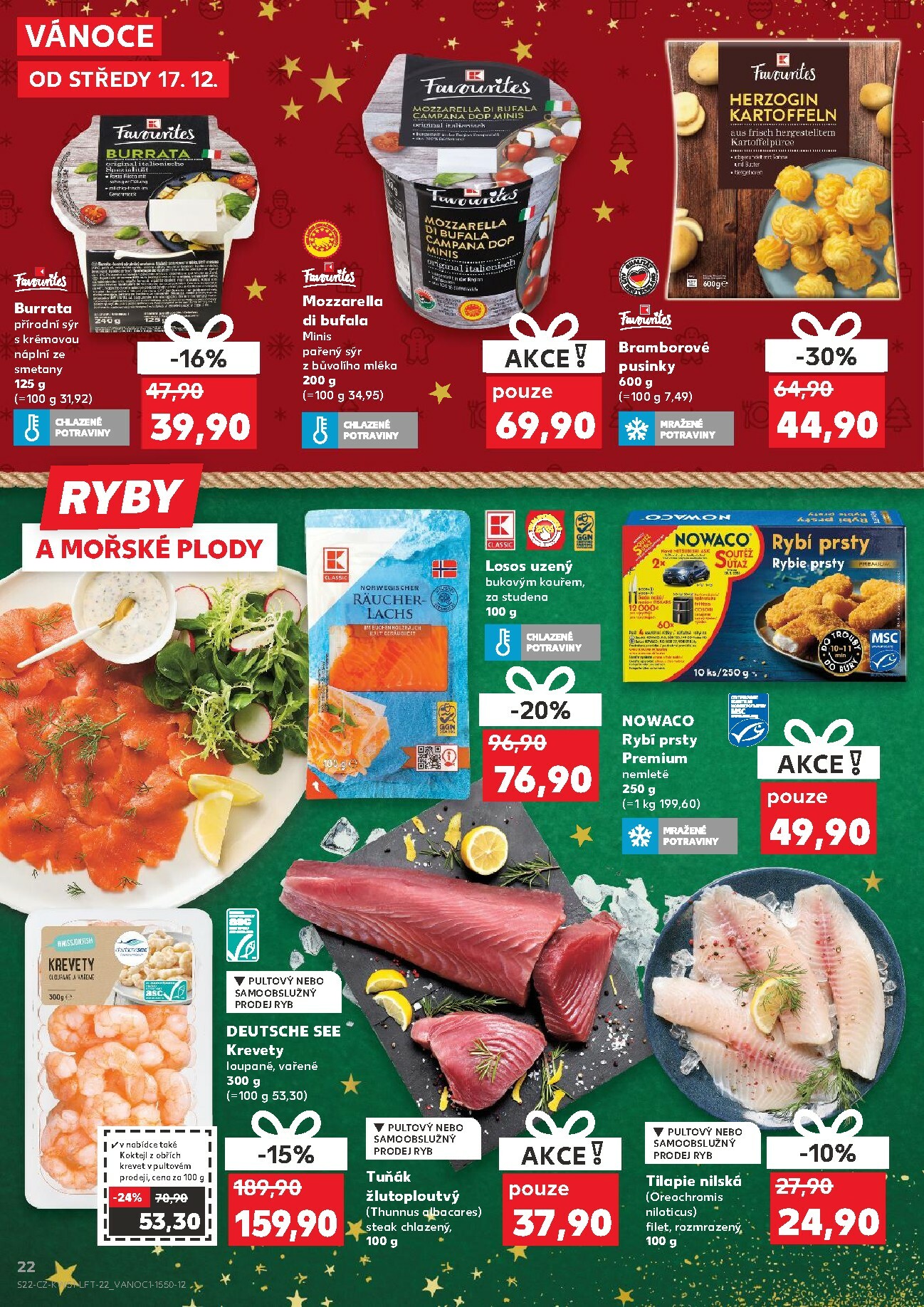 kaufland - Aktuální leták Kaufland - Praha od 17.12. do 24.12. - page: 22