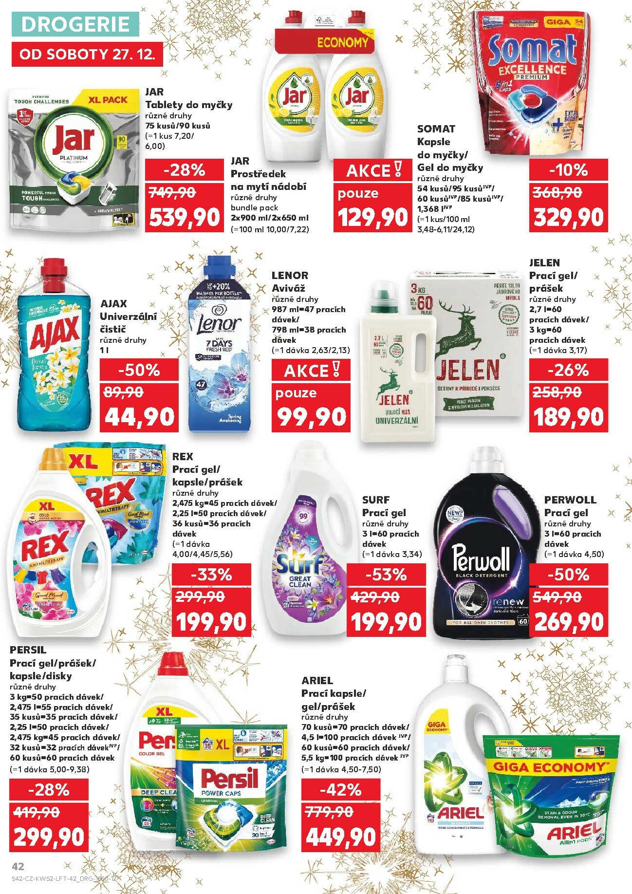 kaufland - Aktuální leták Kaufland - Praha 4 od 27.12. do 31.12. - page: 42