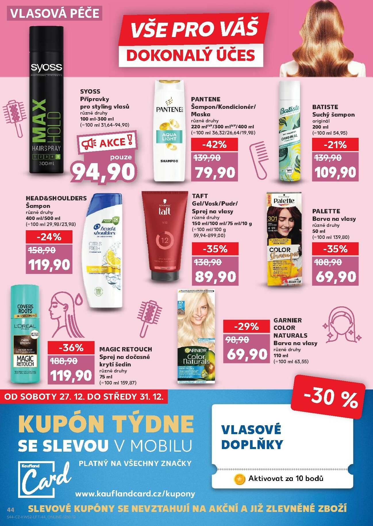 kaufland - Aktuální leták Kaufland - Ostrava od 27.12. do 31.12. - page: 44