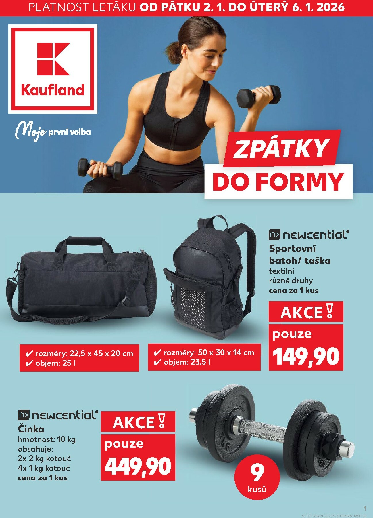 kaufland - Aktuální leták Kaufland - Zpátky do formy Ostrava od 02.01. do 06.01.