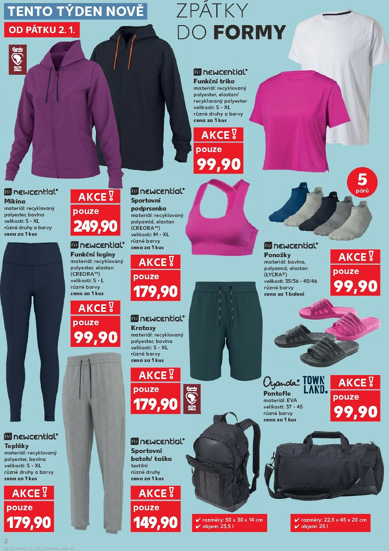 kaufland - Aktuální leták Kaufland - Zpátky do formy Kolín od 02.01. do 06.01. - page: 2