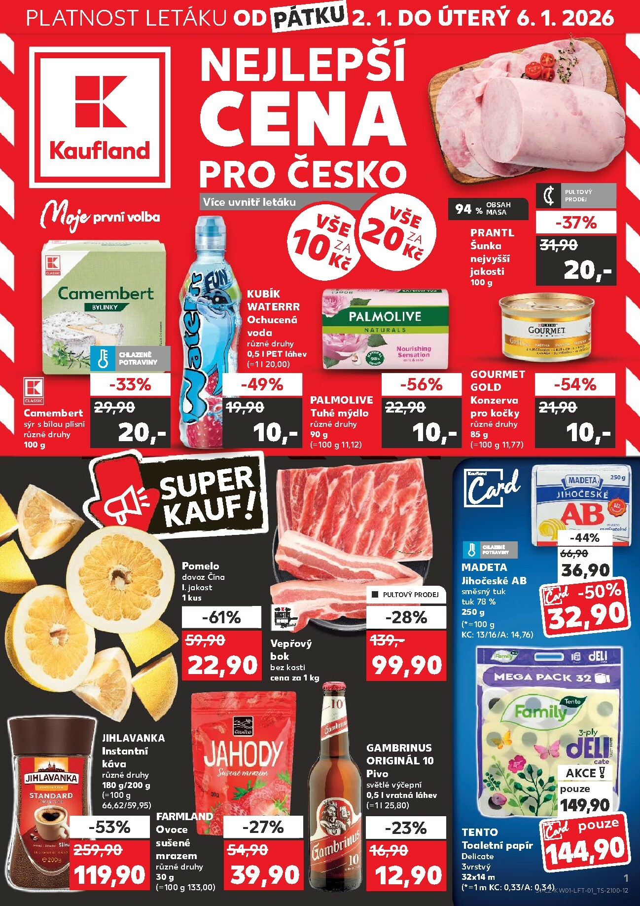 kaufland - Aktuální leták Kaufland - Brno od 02.01. do 06.01.