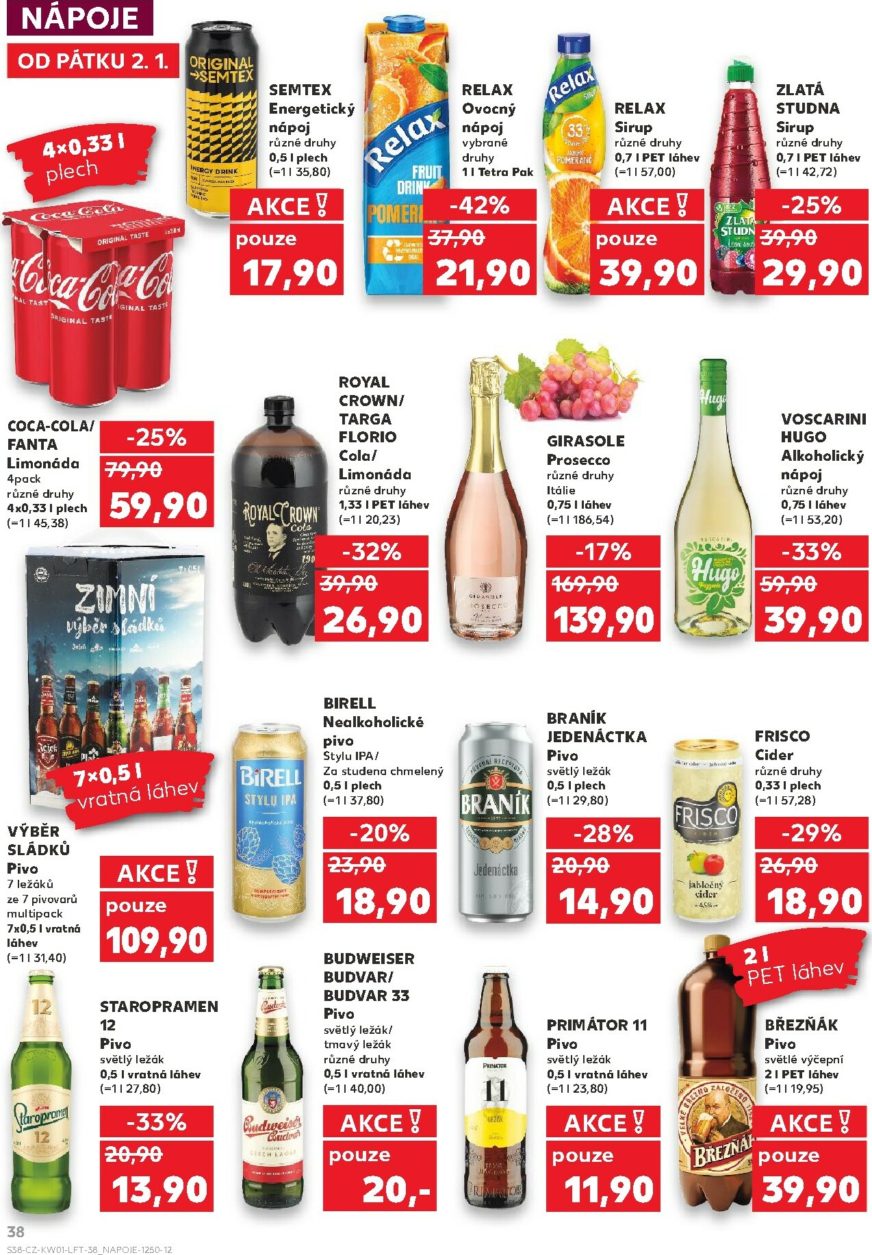 kaufland - Aktuální leták Kaufland - Praha 4 od 02.01. do 06.01. - page: 38