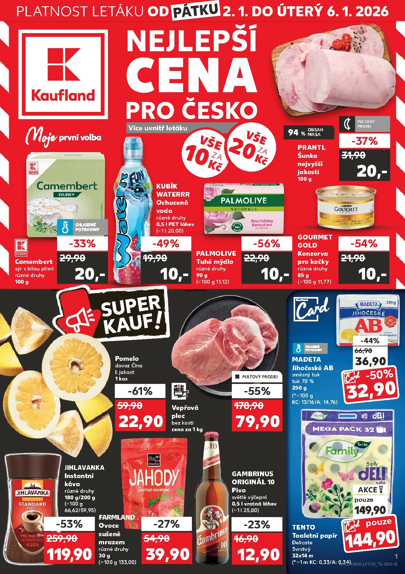 kaufland - Aktuální leták Kaufland - Praha 4 od 02.01. do 06.01.