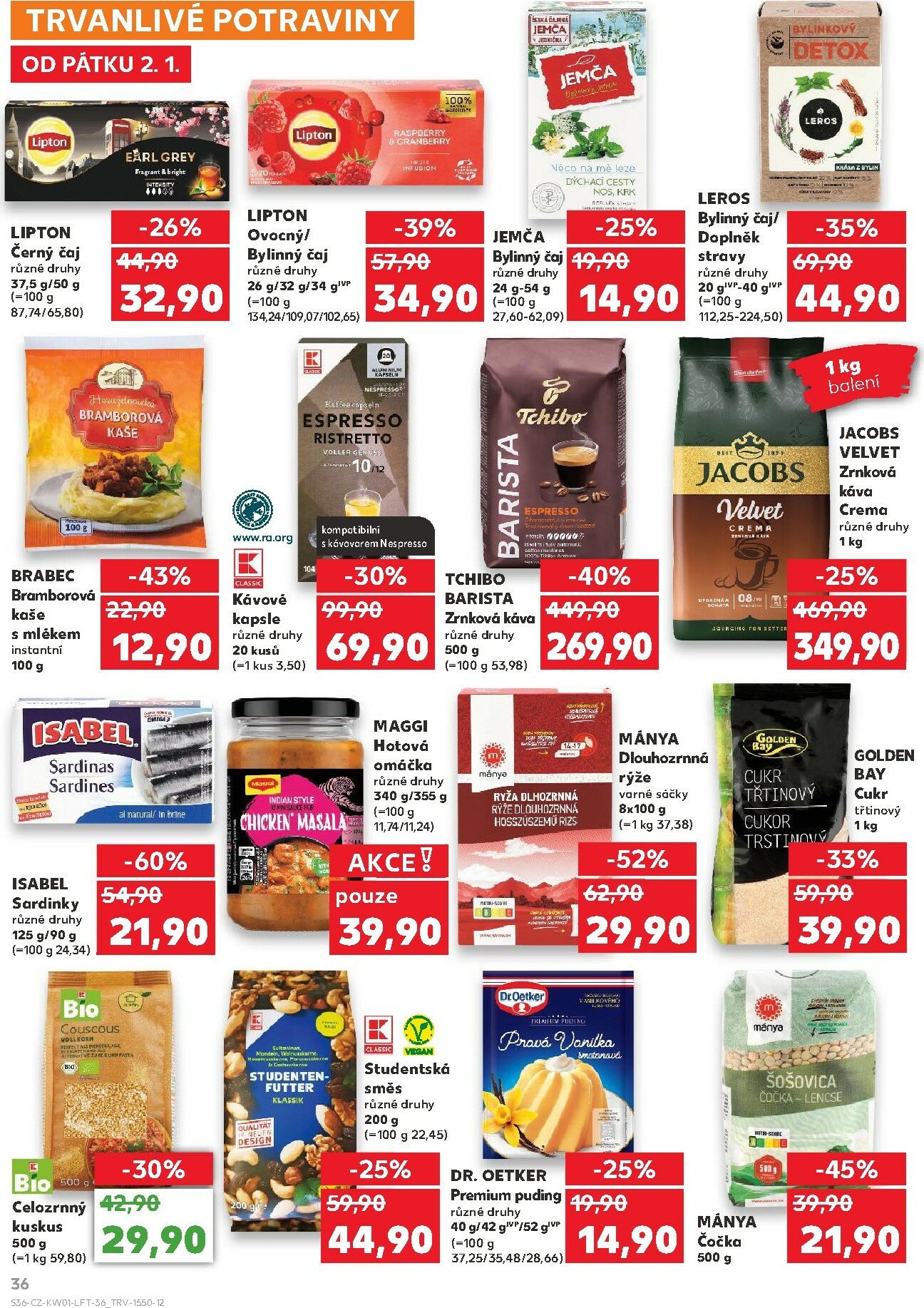 kaufland - Aktuální leták Kaufland - Praha 4 od 02.01. do 06.01. - page: 36