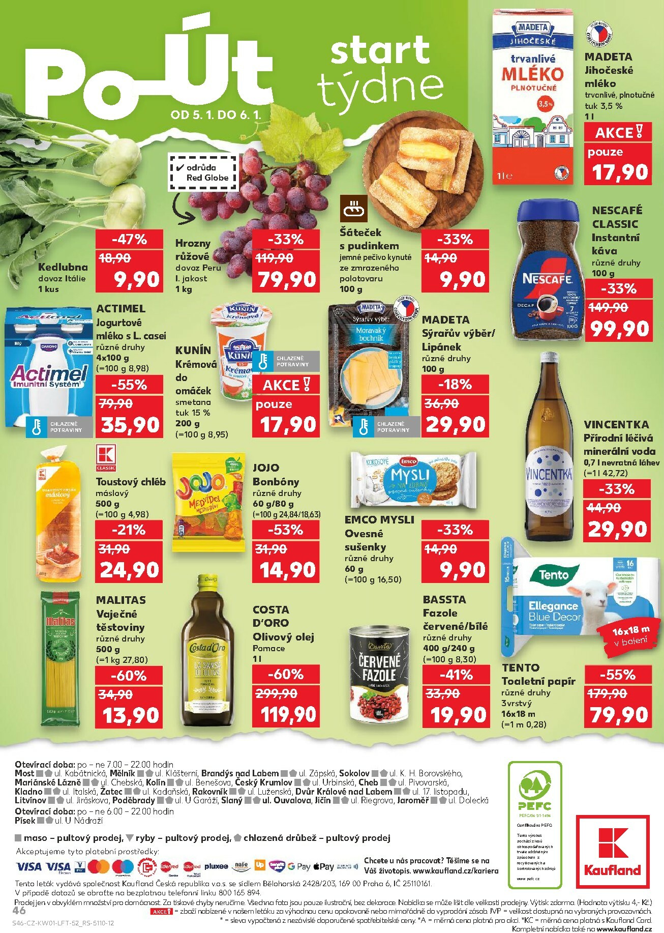 kaufland - Aktuální leták Kaufland - Kolín od 02.01. do 06.01. - page: 46