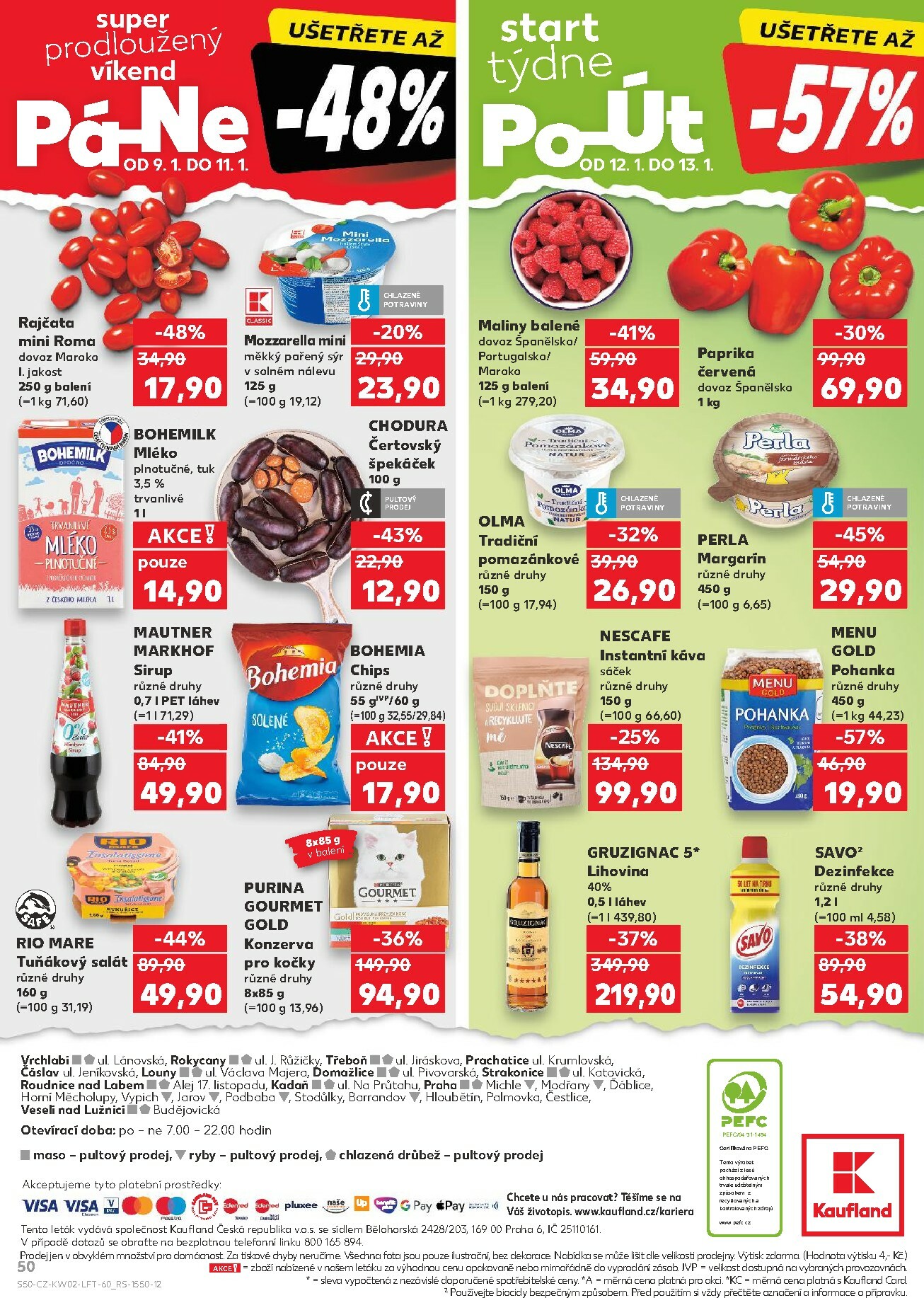 kaufland - Aktuální leták Kaufland - Praha 4 od 07.01. do 13.01. - page: 50