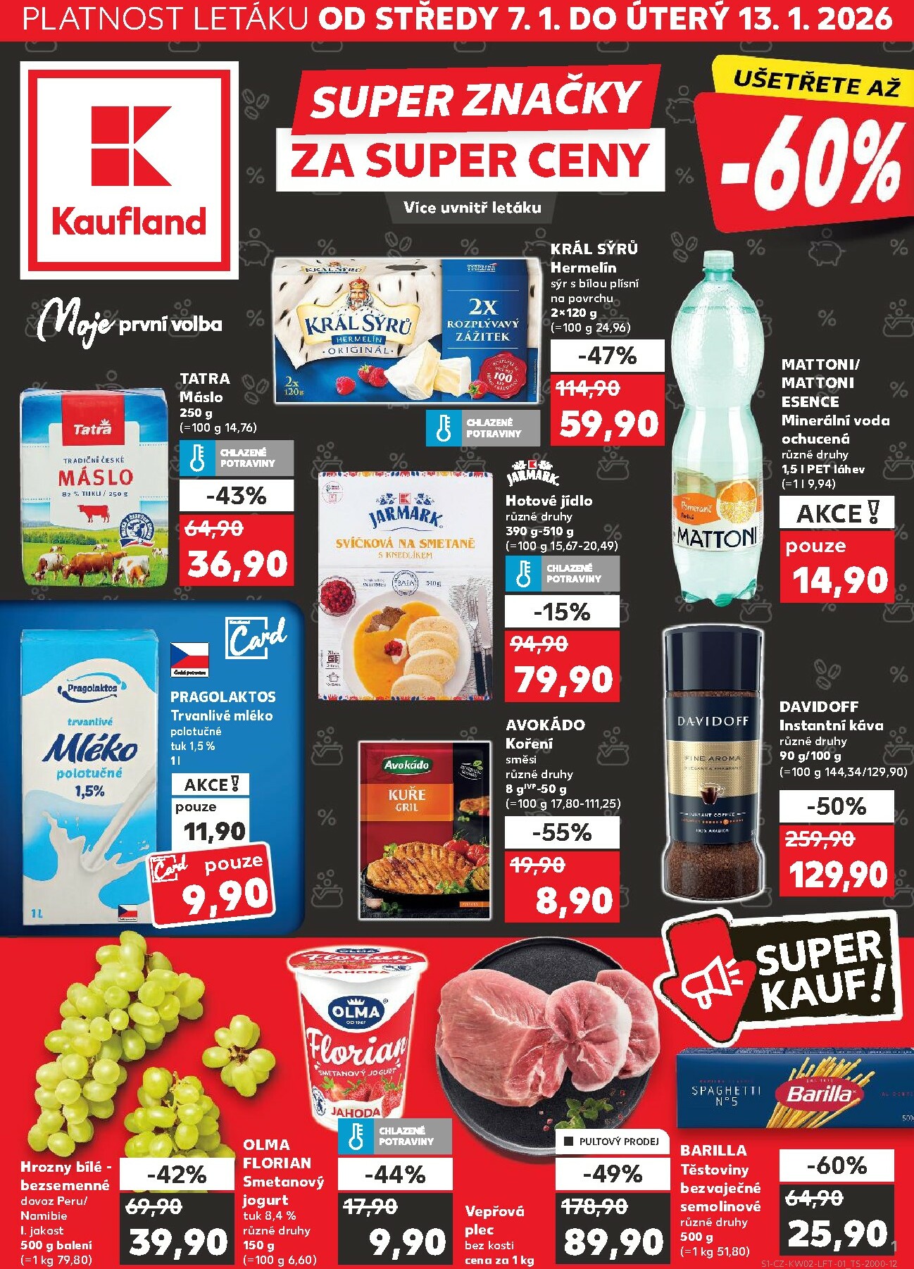 kaufland - Aktuální leták Kaufland - Karviná od 07.01. do 13.01.
