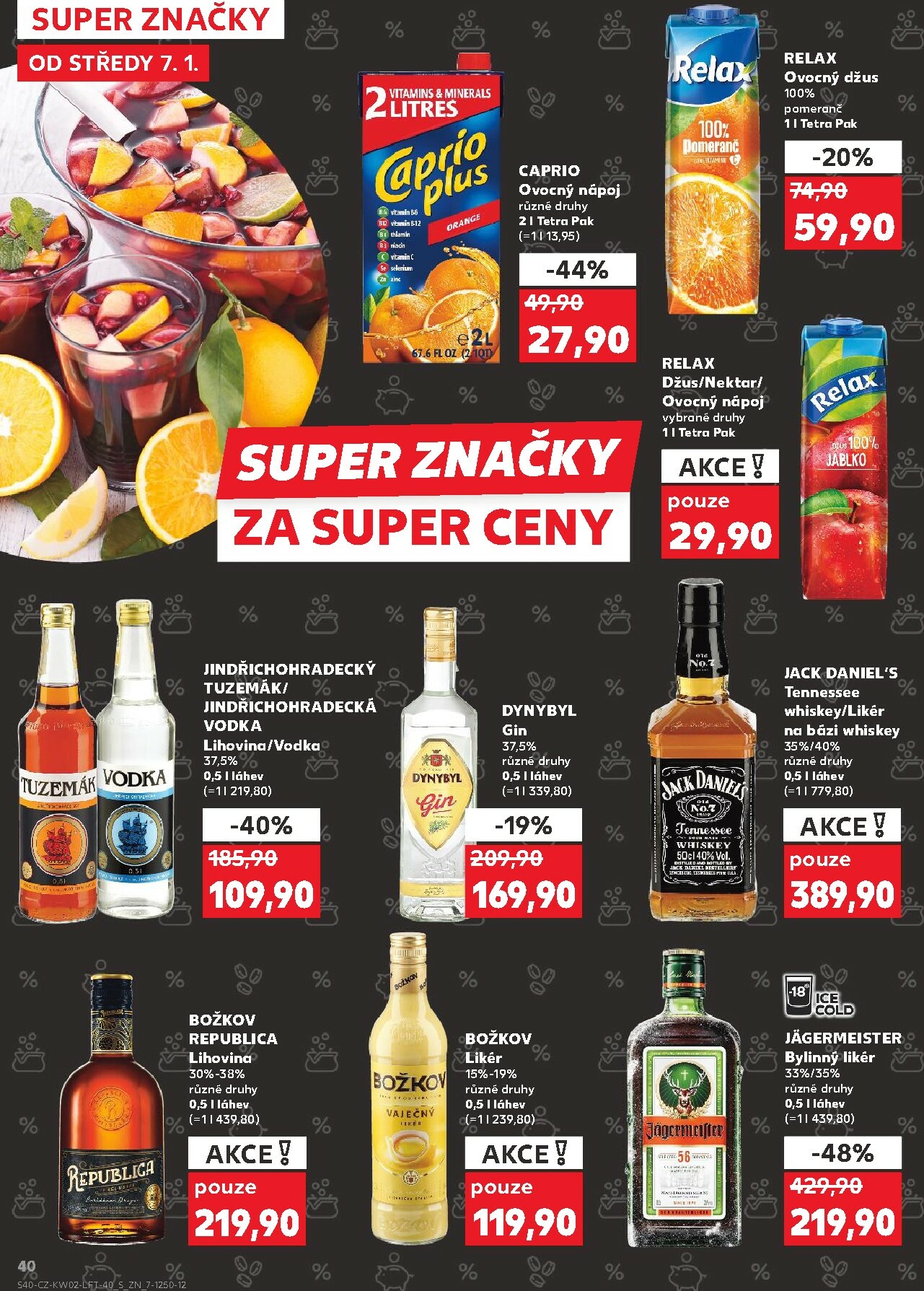 kaufland - Aktuální leták Kaufland - Ostrava od 07.01. do 13.01. - page: 40