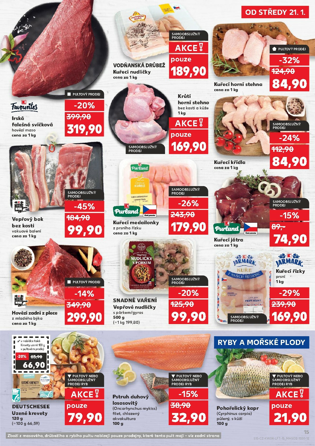 kaufland - Aktuální leták Kaufland - Praha 4 od 21.01. do 27.01. - page: 15