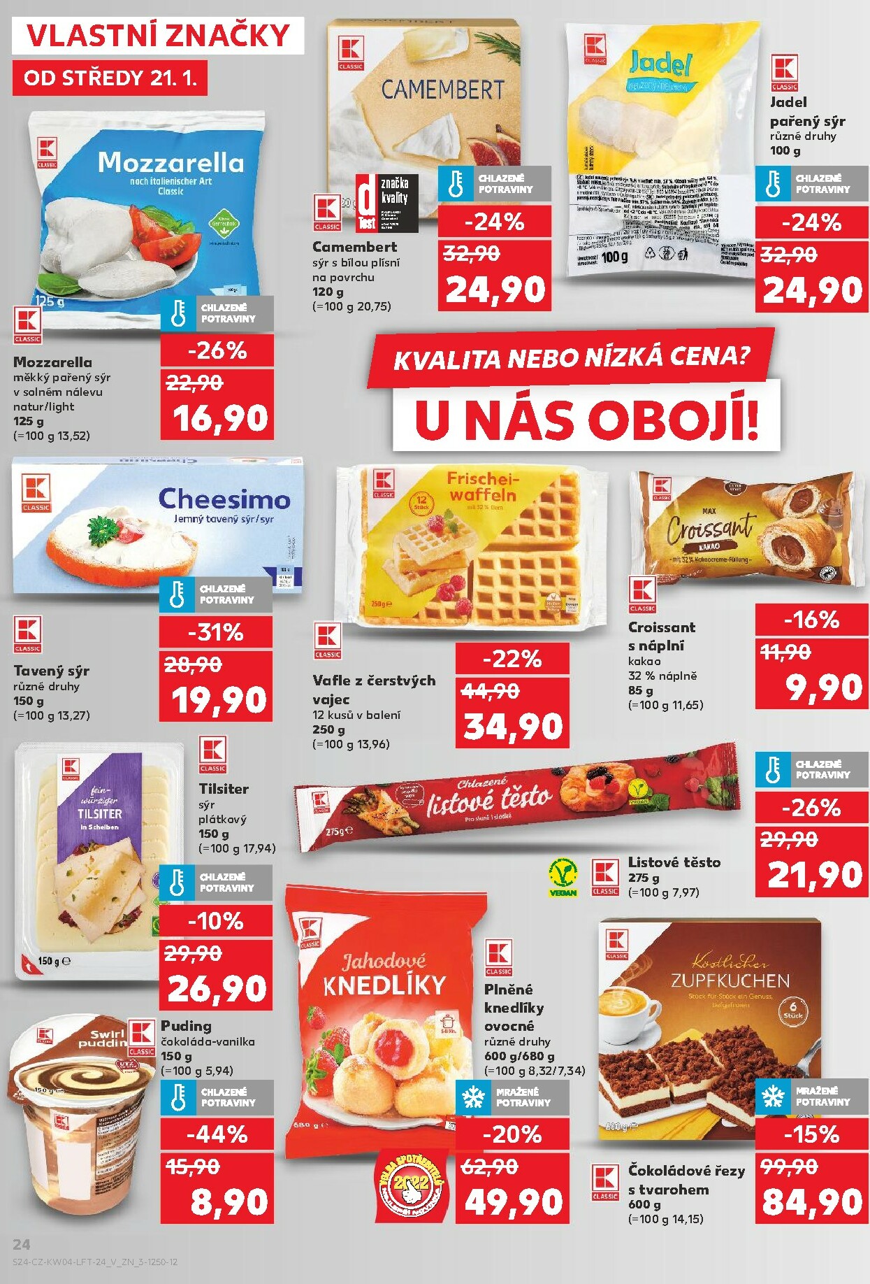 kaufland - Aktuální leták Kaufland - Praha 4 od 21.01. do 27.01. - page: 24