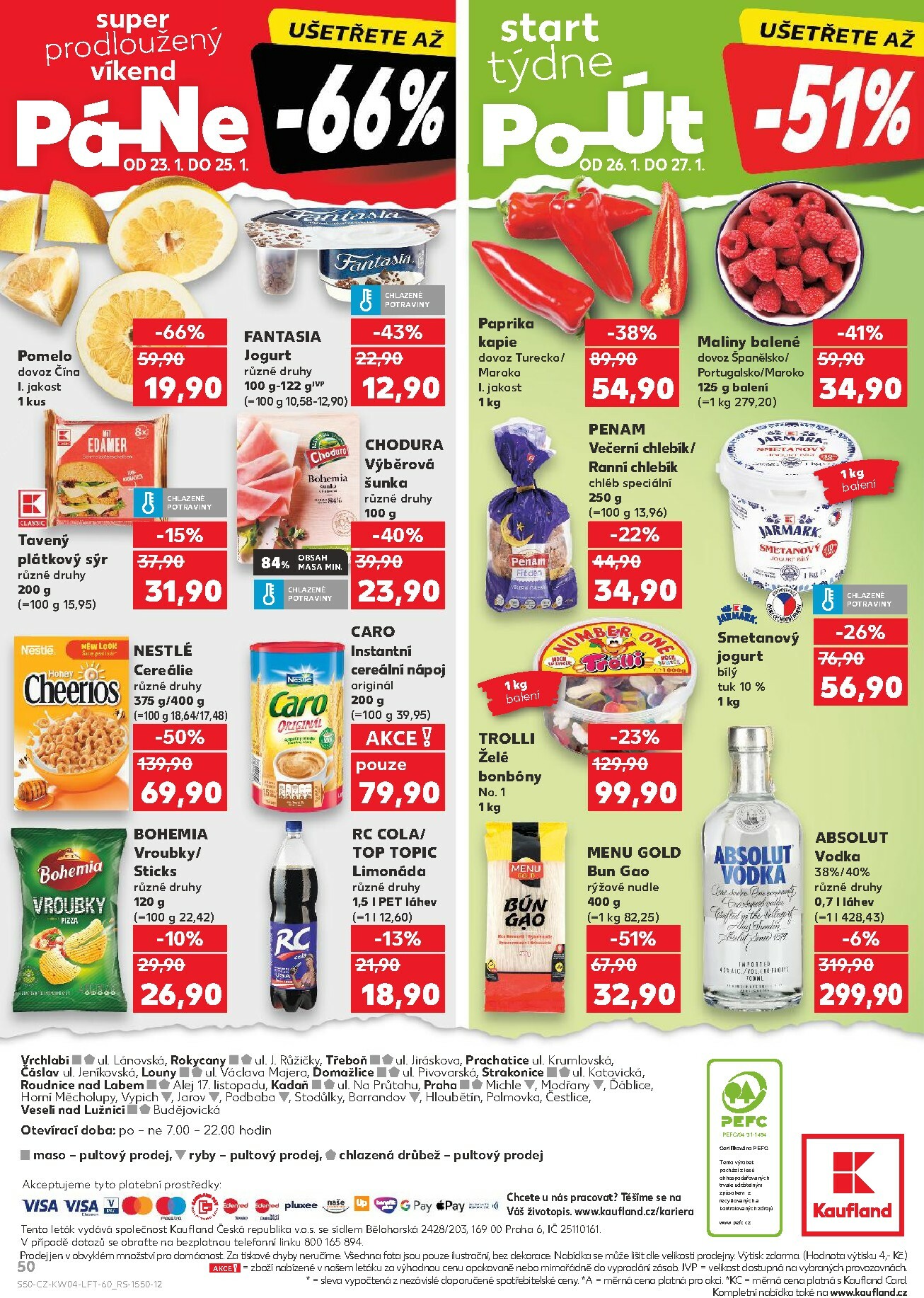 kaufland - Aktuální leták Kaufland - Praha 4 od 21.01. do 27.01. - page: 50