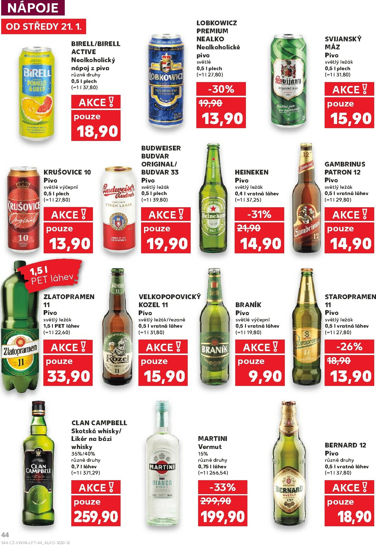 kaufland - Aktuální leták Kaufland - Brno od 21.01. do 27.01. - page: 44