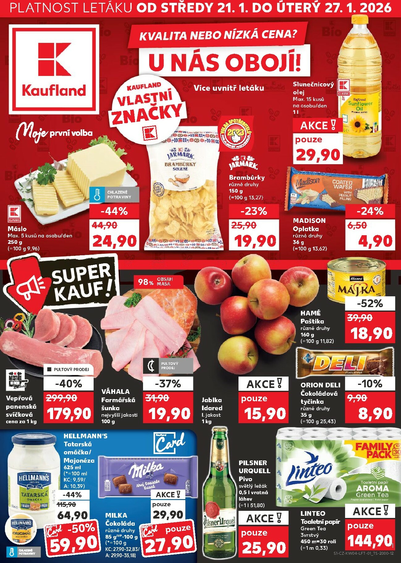 kaufland - Aktuální leták Kaufland - Ostrava od 21.01. do 27.01.
