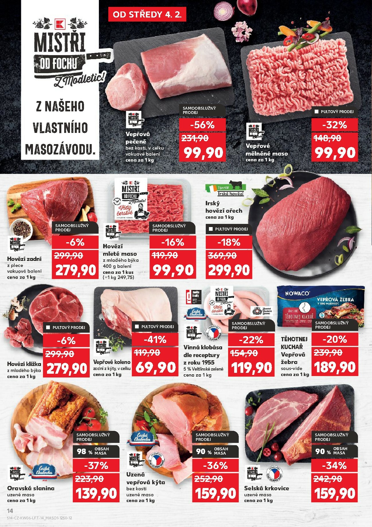 kaufland - Kaufland - Kolín leták platný od středy 04.02.2026 do úterý 10.02.2026 - page: 14