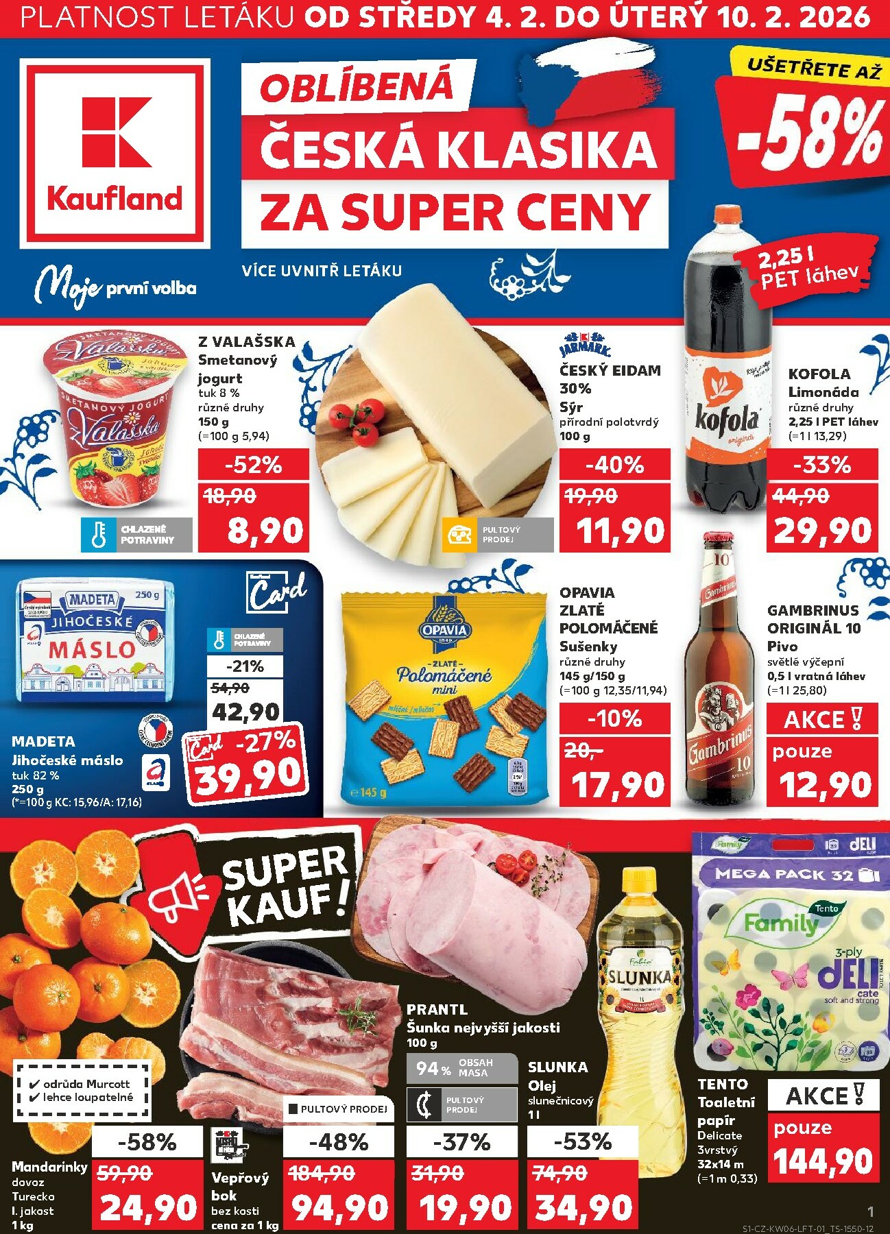 kaufland - Kaufland - Praha 4 leták platný od středy 04.02.2026 do úterý 10.02.2026