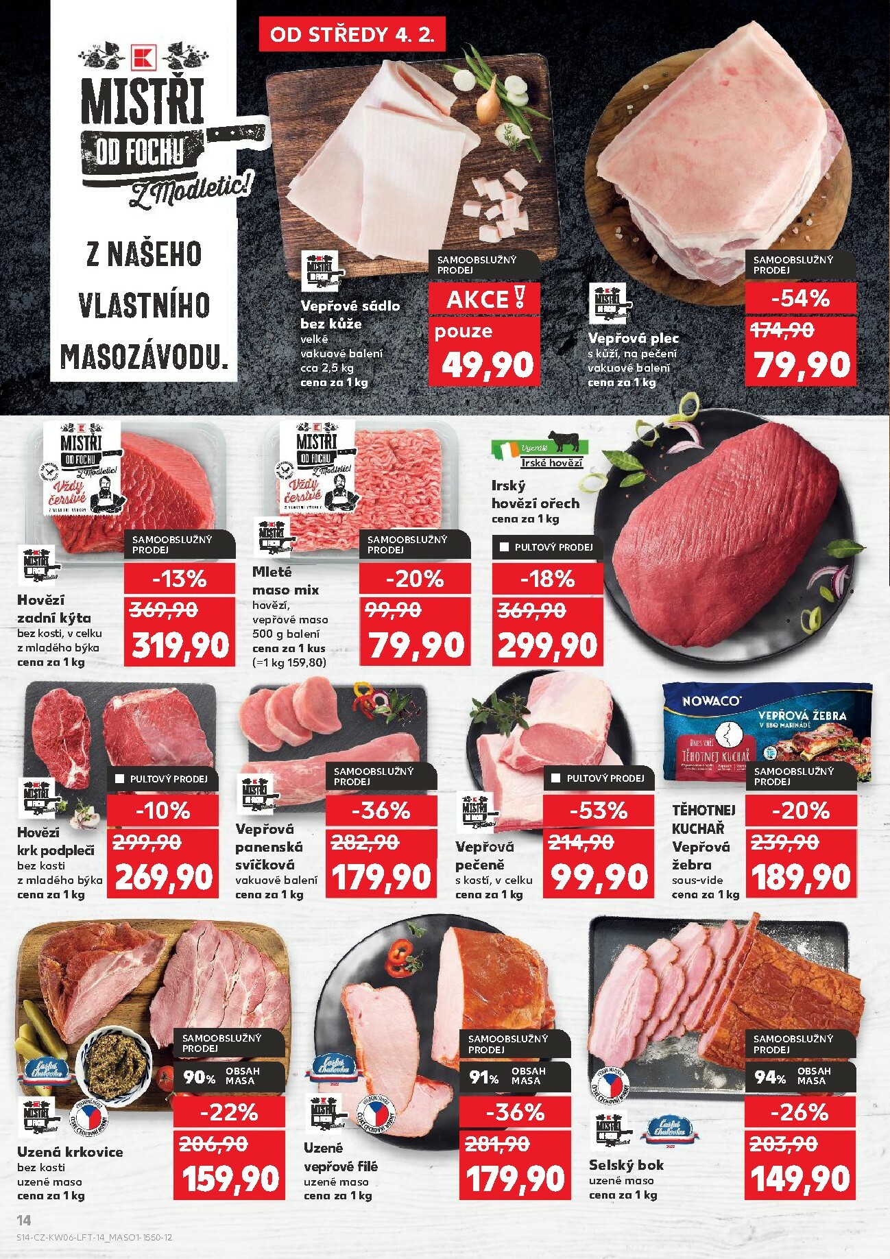 kaufland - Kaufland - Praha 4 leták platný od středy 04.02.2026 do úterý 10.02.2026 - page: 14