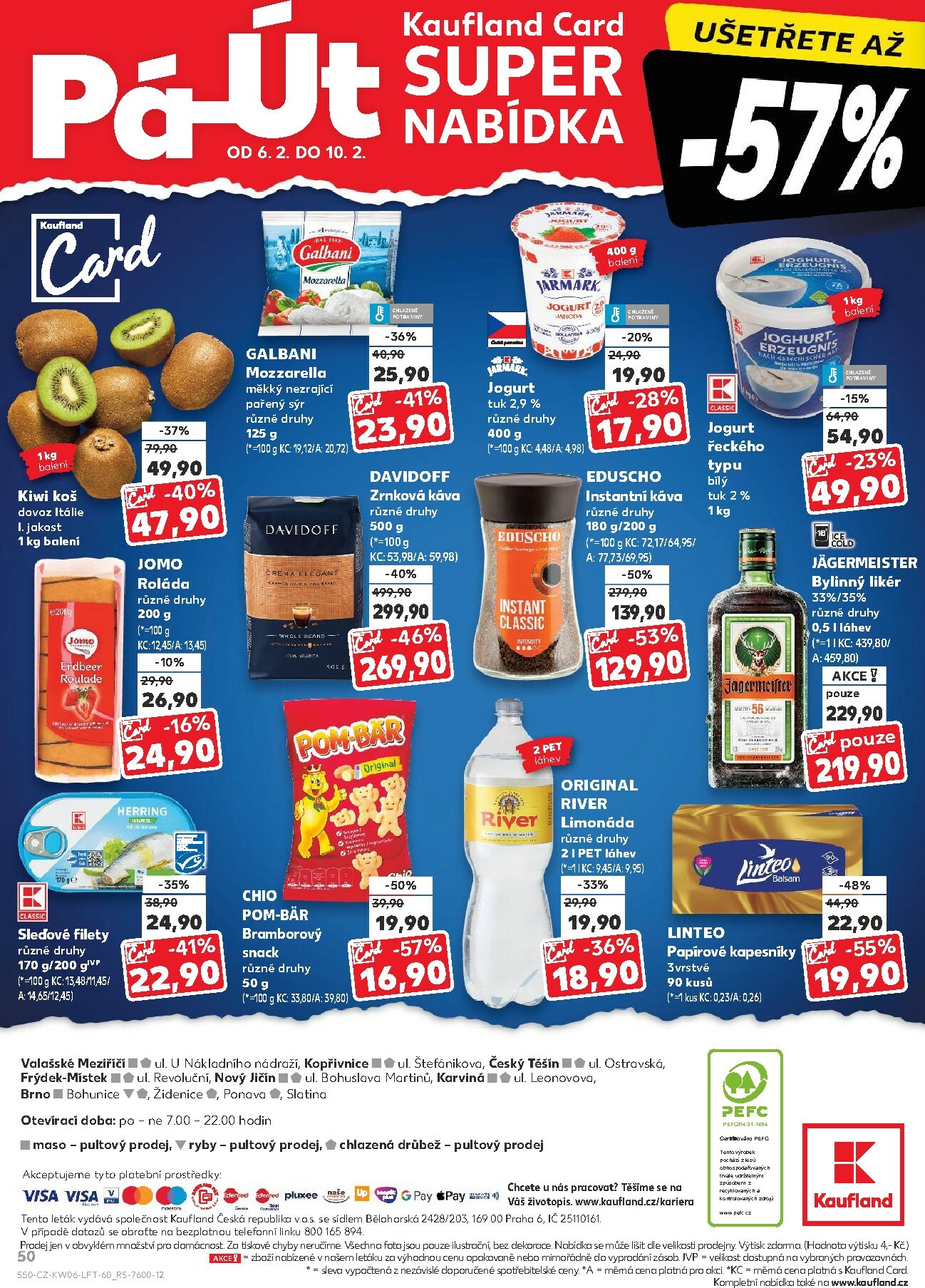 kaufland - Kaufland - Brno leták platný od středy 04.02.2026 do úterý 10.02.2026 - page: 50