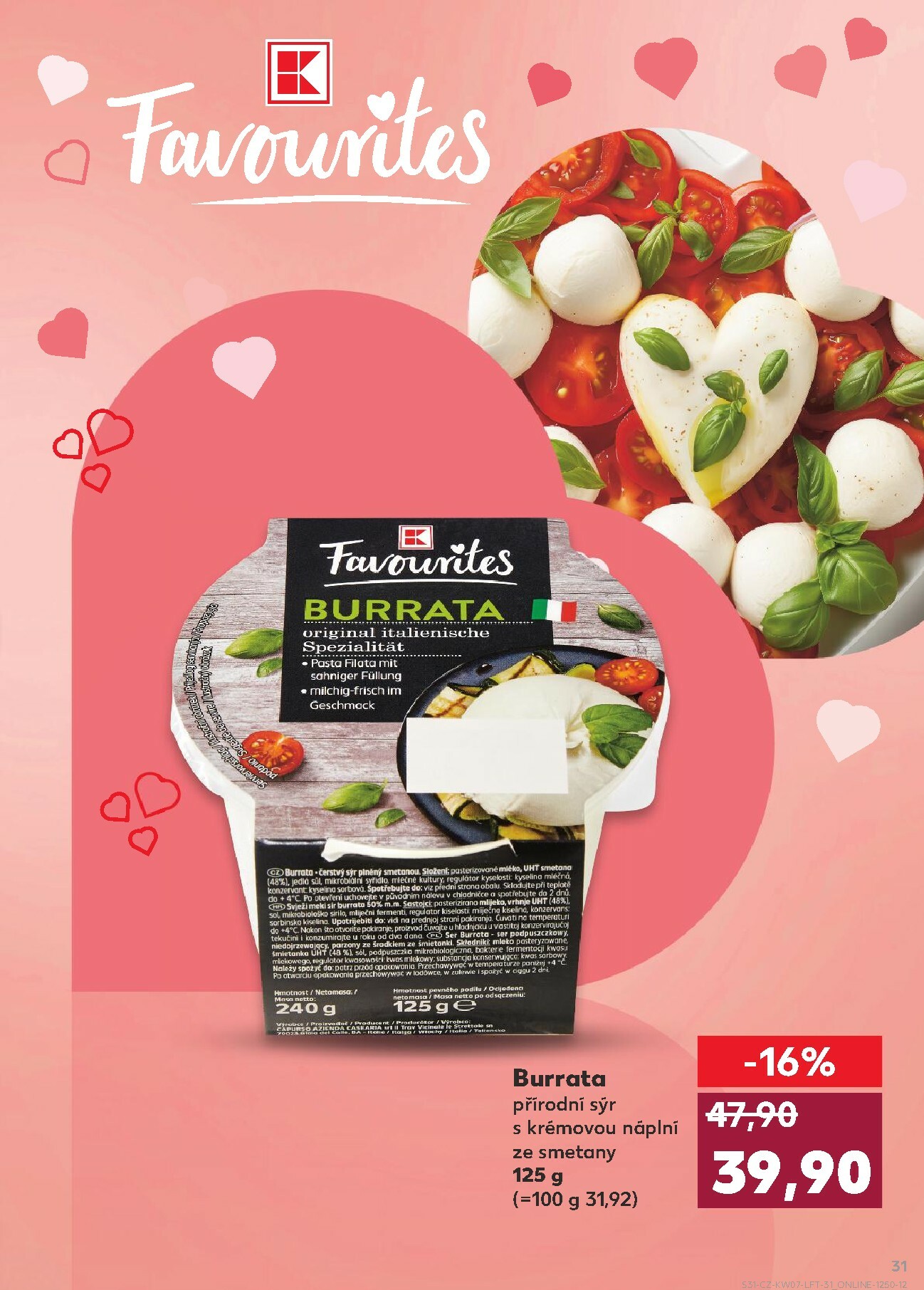 kaufland - Kaufland - Praha 4 leták platný od středy 11.02.2026 do úterý 17.02.2026 - page: 31