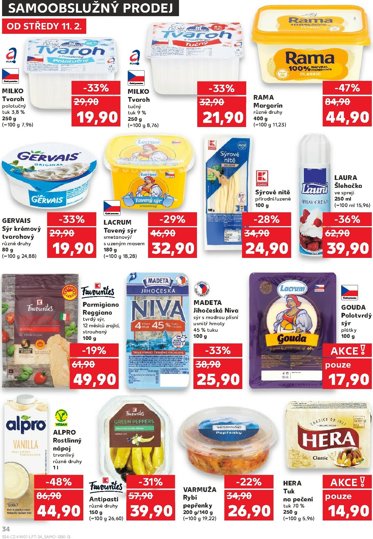 kaufland - Kaufland - Praha 4 leták platný od středy 11.02.2026 do úterý 17.02.2026 - page: 34