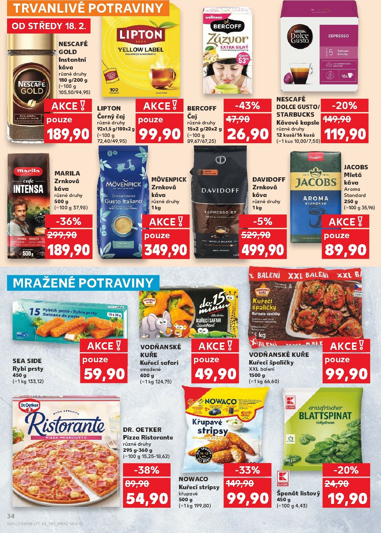 kaufland - Kaufland - Praha 4 leták platný od středy 18.02.2026 do úterý 24.02.2026 - page: 34