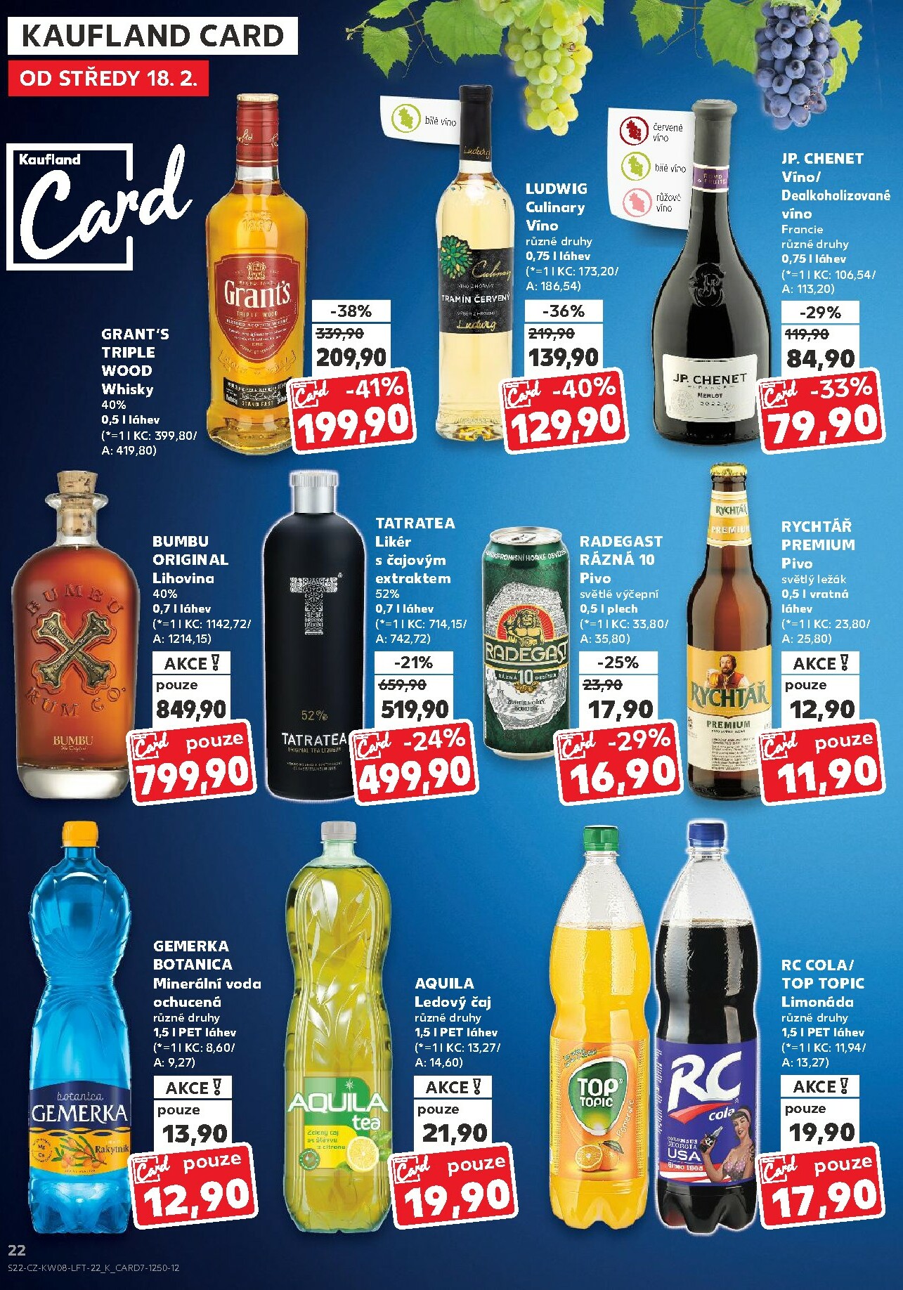 kaufland - Kaufland - Kolín leták platný od středy 18.02.2026 do úterý 24.02.2026 - page: 22