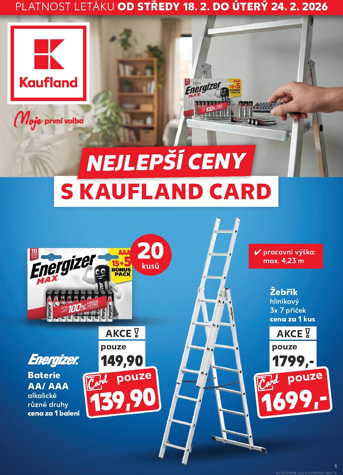 kaufland - Kaufland - Card leták platný od středy 18.02.2026 do úterý 24.02.2026