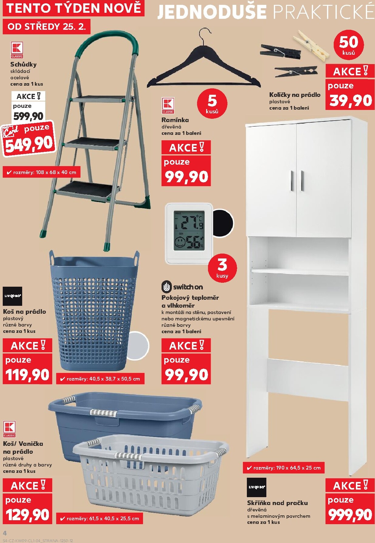 kaufland - Kaufland - Kolín - Domácnost leták platný od středy 25.02.2026 do úterý 03.03.2026 - page: 4