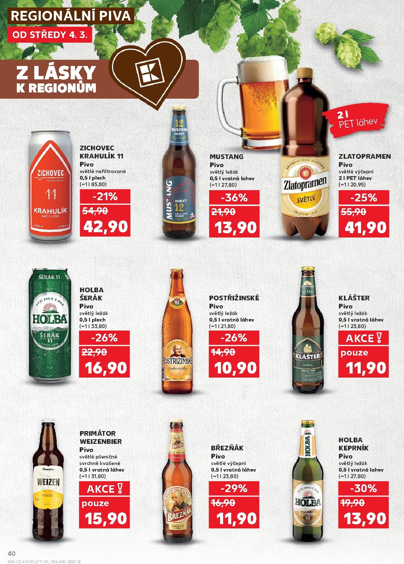 kaufland - Kaufland - Kolín leták platný od středy 04.03.2026 do úterý 10.03.2026 - page: 40