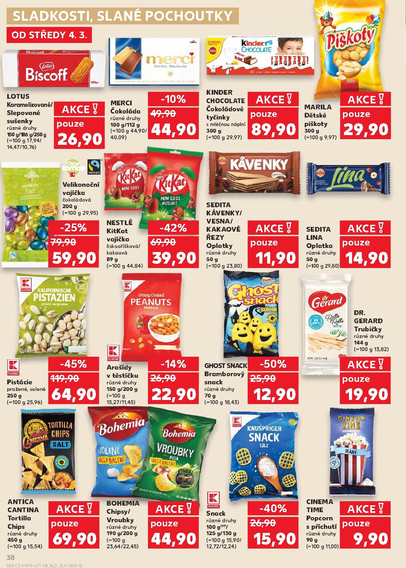 kaufland - Kaufland - Kolín leták platný od středy 04.03.2026 do úterý 10.03.2026 - page: 38