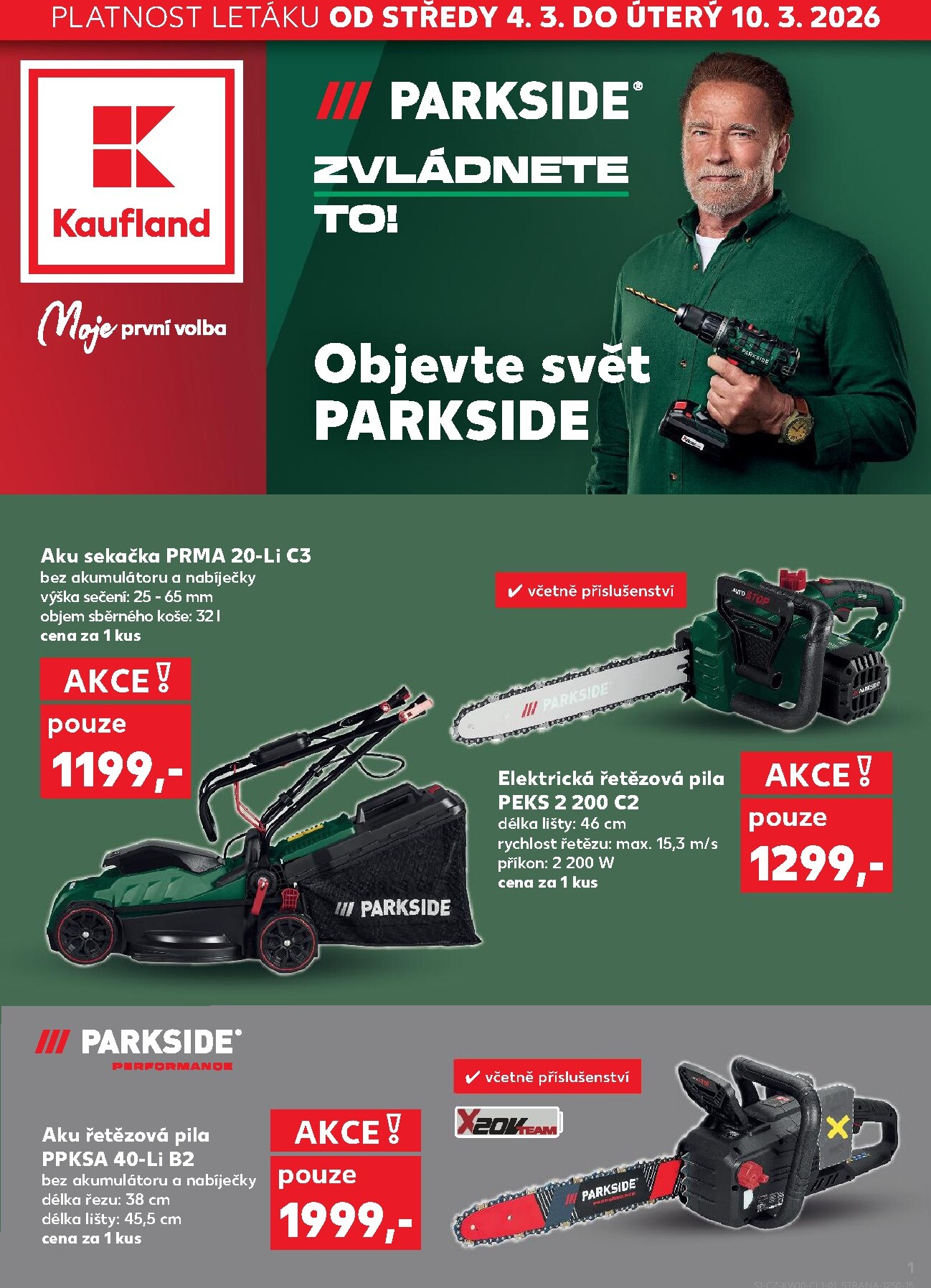 kaufland - Kaufland - Kolín - Domácnost leták platný od středy 04.03.2026 do úterý 10.03.2026