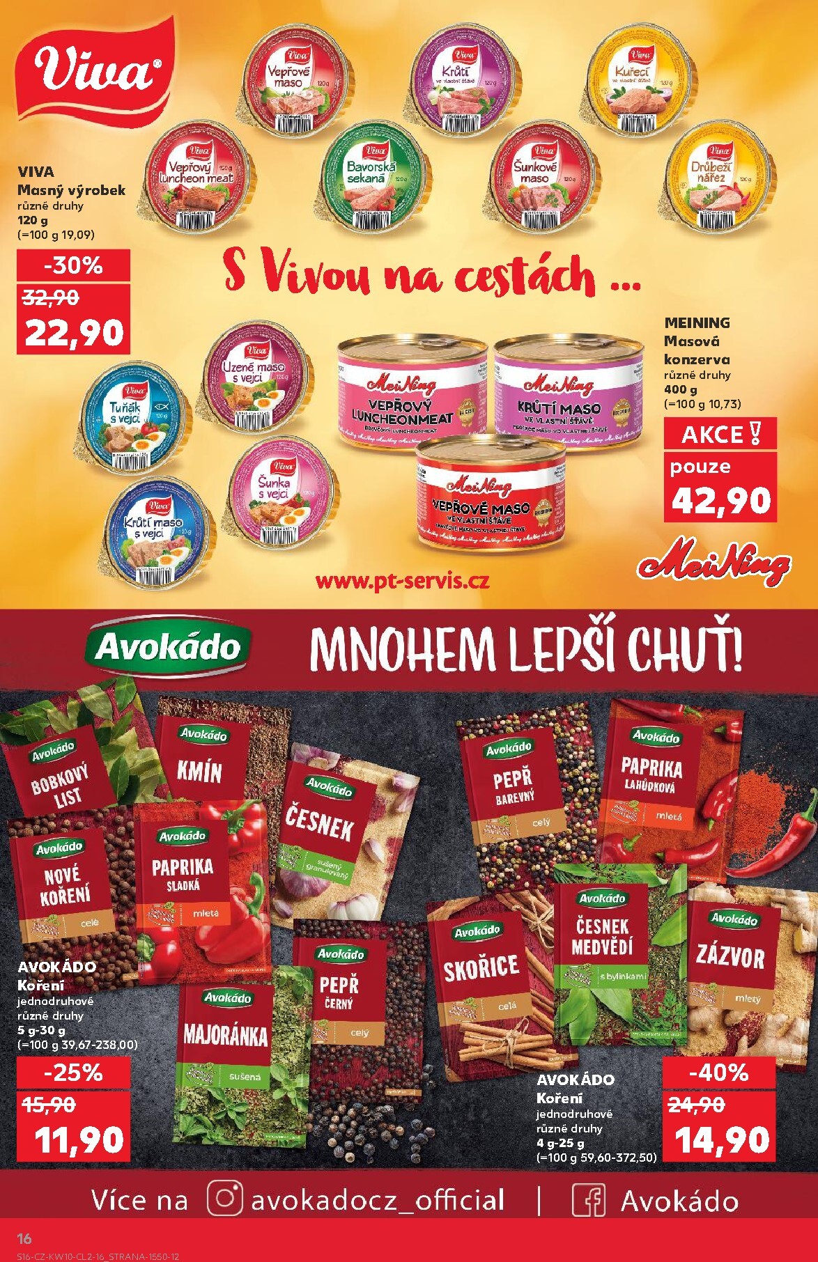 kaufland - Kaufland - Oblíbené značky za super ceny leták platný od středy 04.03.2026 do úterý 17.03.2026 - page: 16