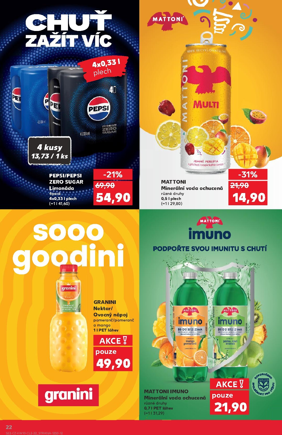 kaufland - Kaufland - Oblíbené značky za super ceny leták platný od středy 04.03.2026 do úterý 17.03.2026 - page: 22