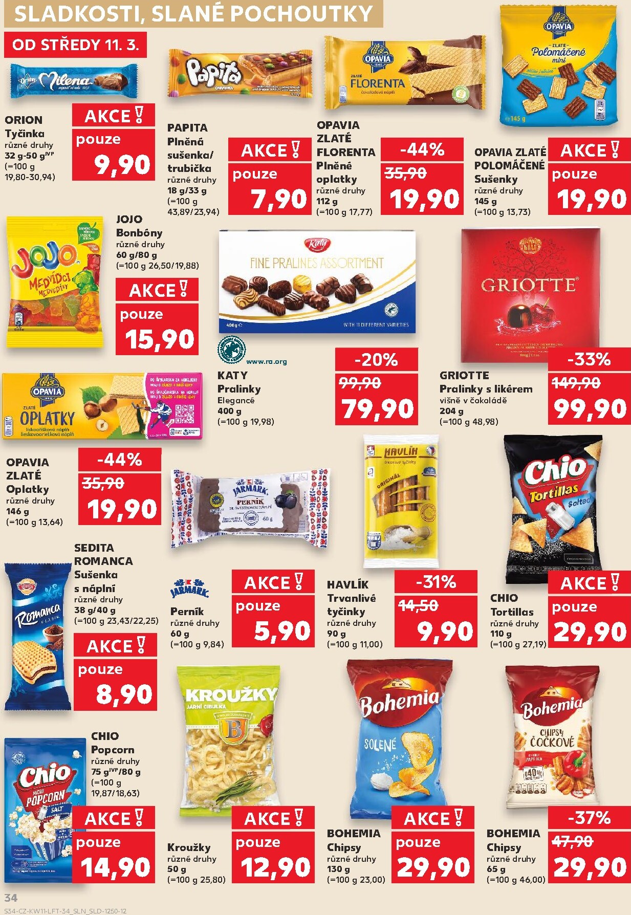 kaufland - Kaufland - Praha 4 leták platný od středy 11.03.2026 do úterý 17.03.2026 - page: 34